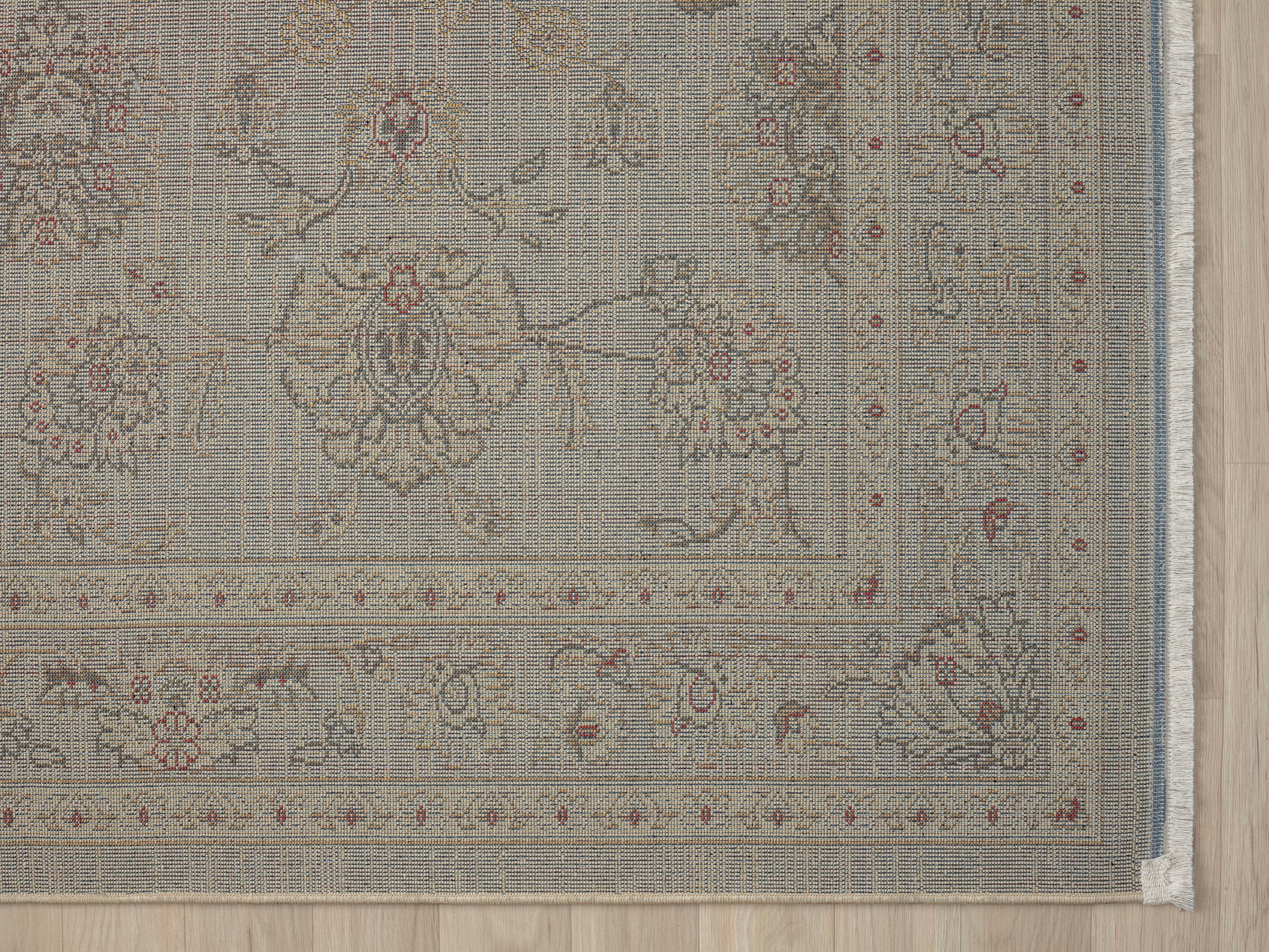 Myflair Möbel & Accessoires Teppich »Maryam 4«, rechteckig, 7,5 mm Höhe, Kurzflor, Orient Optik, edler Glanz, mit Fransen, besonders weich