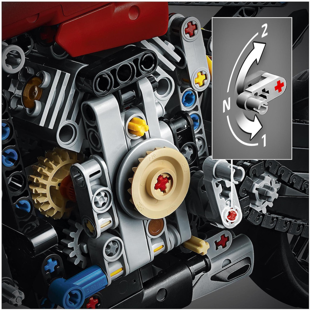 LEGO® Konstruktionsspielsteine »Ducati Panigale V4 R (42107), LEGO® Technic«, (646 St.), Made in Europe