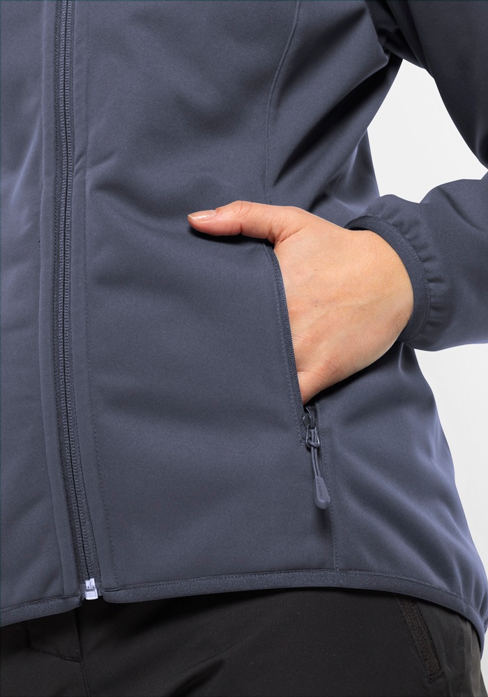 Jack Wolfskin Softshelljacke »WINDHAIN HOODY W«, mit Kapuze