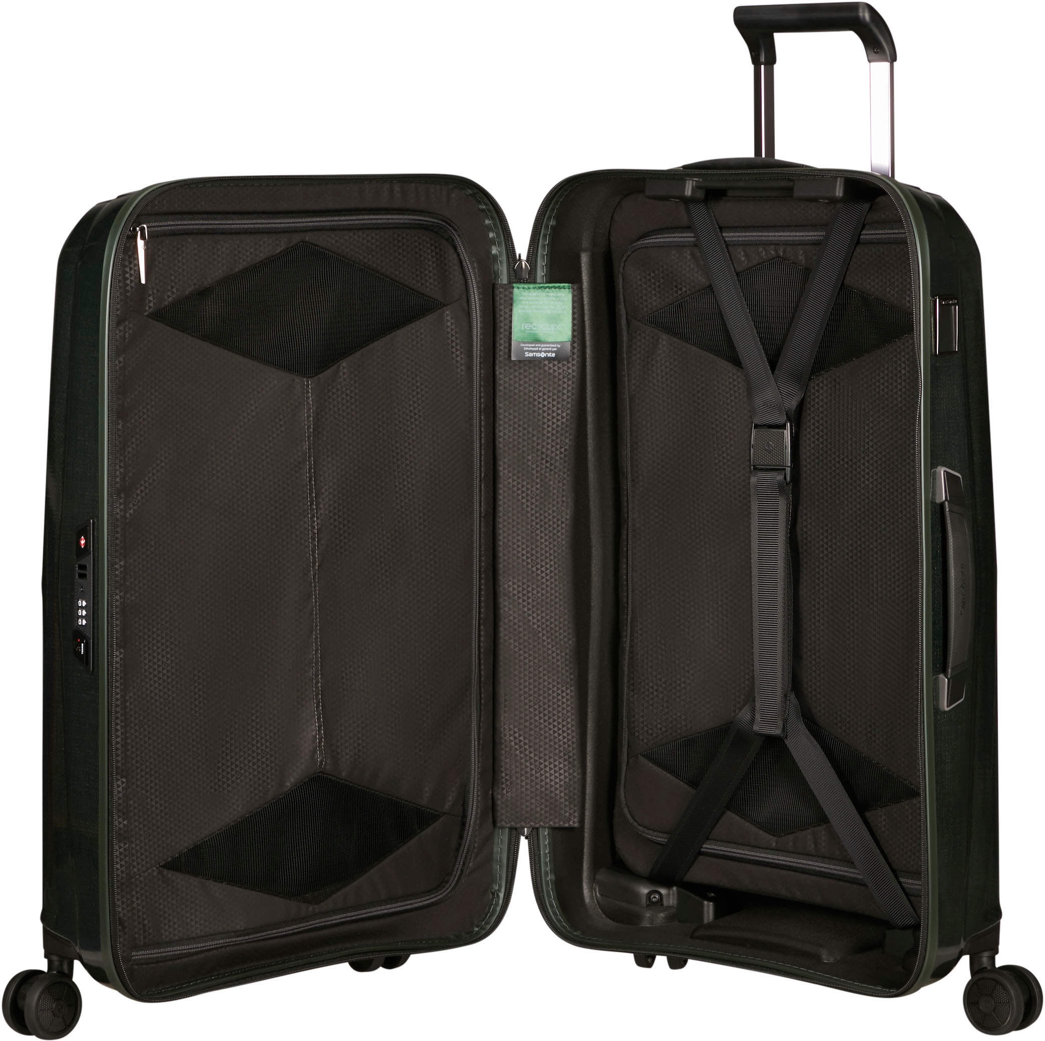 Samsonite Hartschalen-Trolley »MAJOR-LITE, verschiedene Größen und Farben«, 4 Rollen, Reisekoffer Volumenerweiterung bei S Reisegepäck Made in Europe