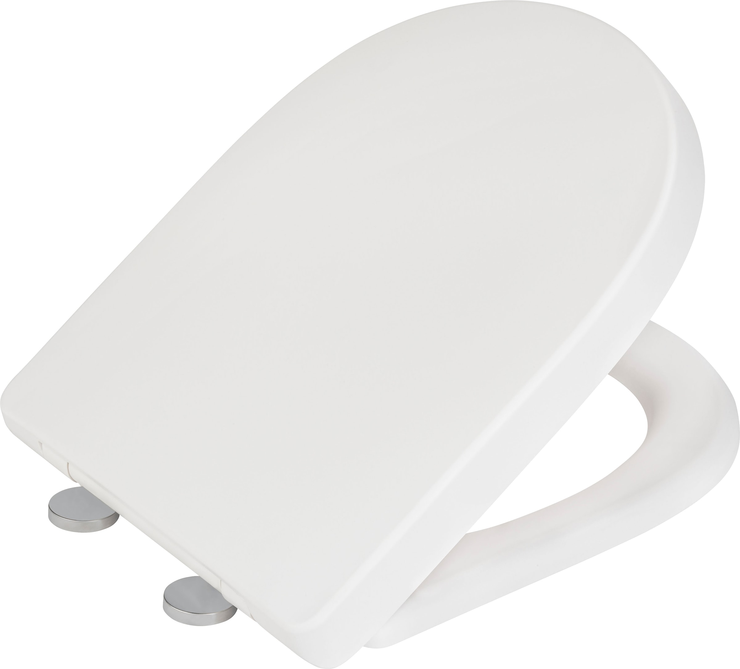 WENKO WC-Sitz »Exclusive Nr. 4« weiß Matt, aus antibakteriellem Duroplast