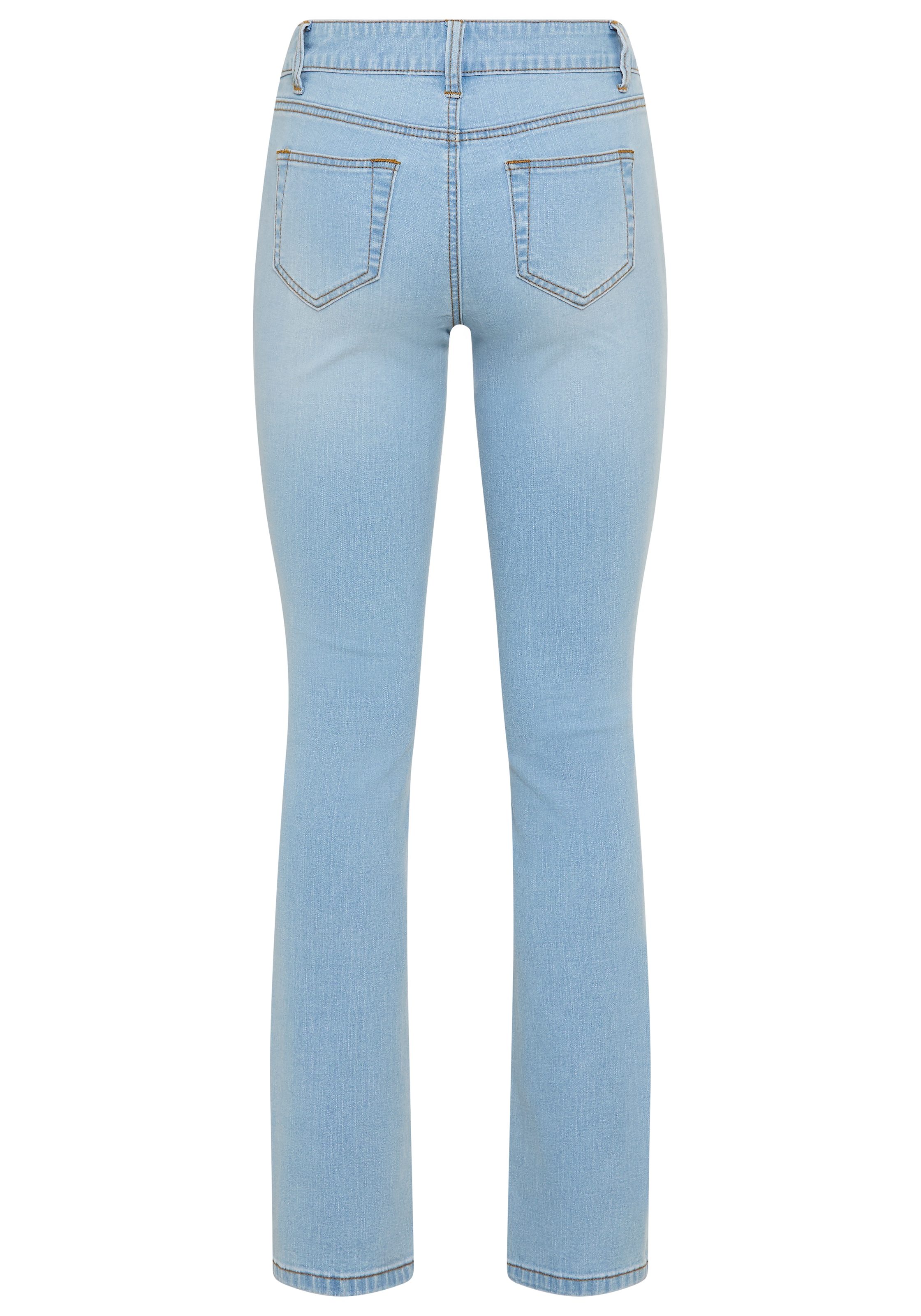 Arizona Comfort-fit-Jeans »mit Keileinsätzen« niedrige Leibhöhe