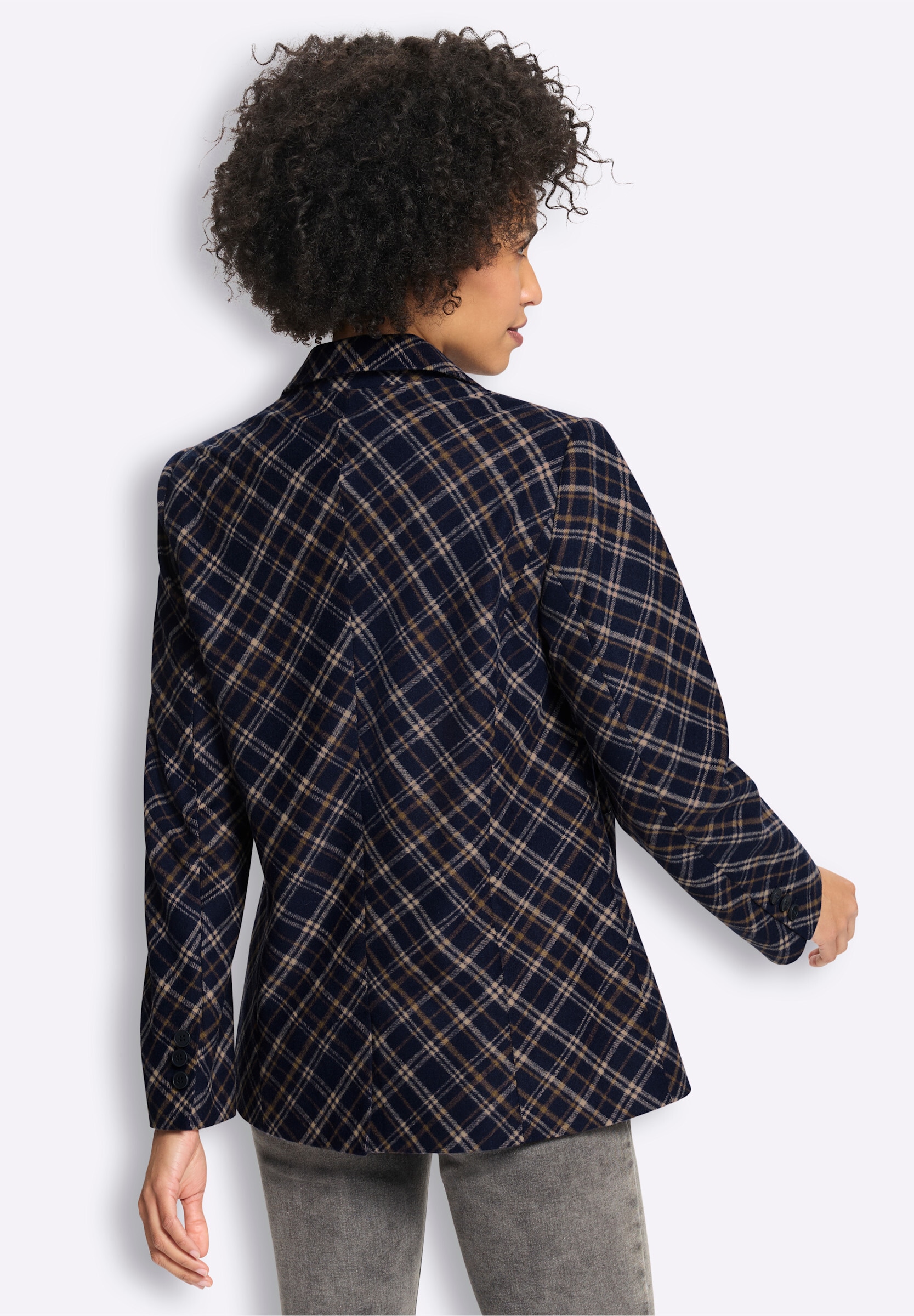 heine Blusenblazer »Blazer Blazer mit Karomuster«
