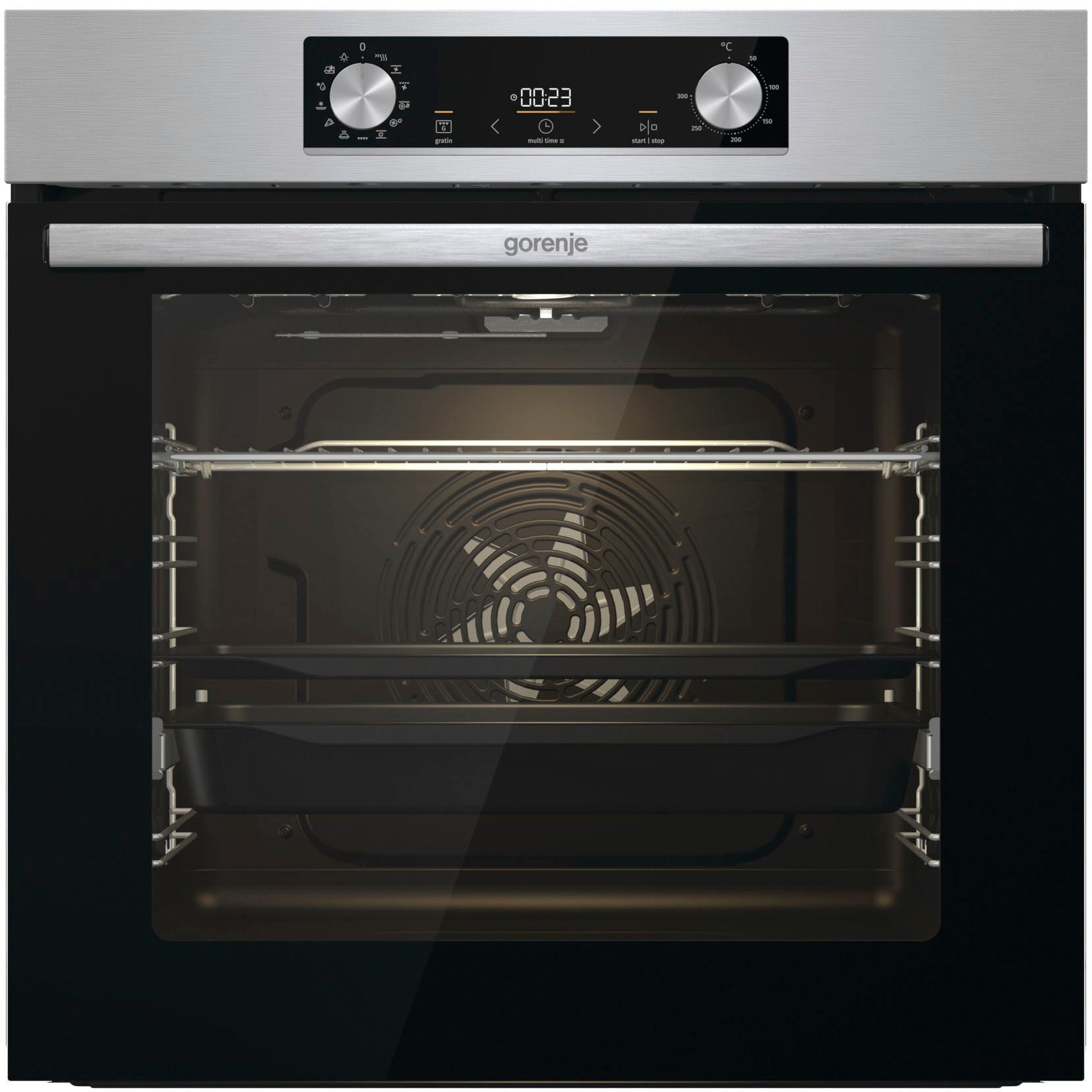 GORENJE Backofen-Set »BOS6737E06X«, mit 1-fach-Teleskopauszug, AirFry-Funktion