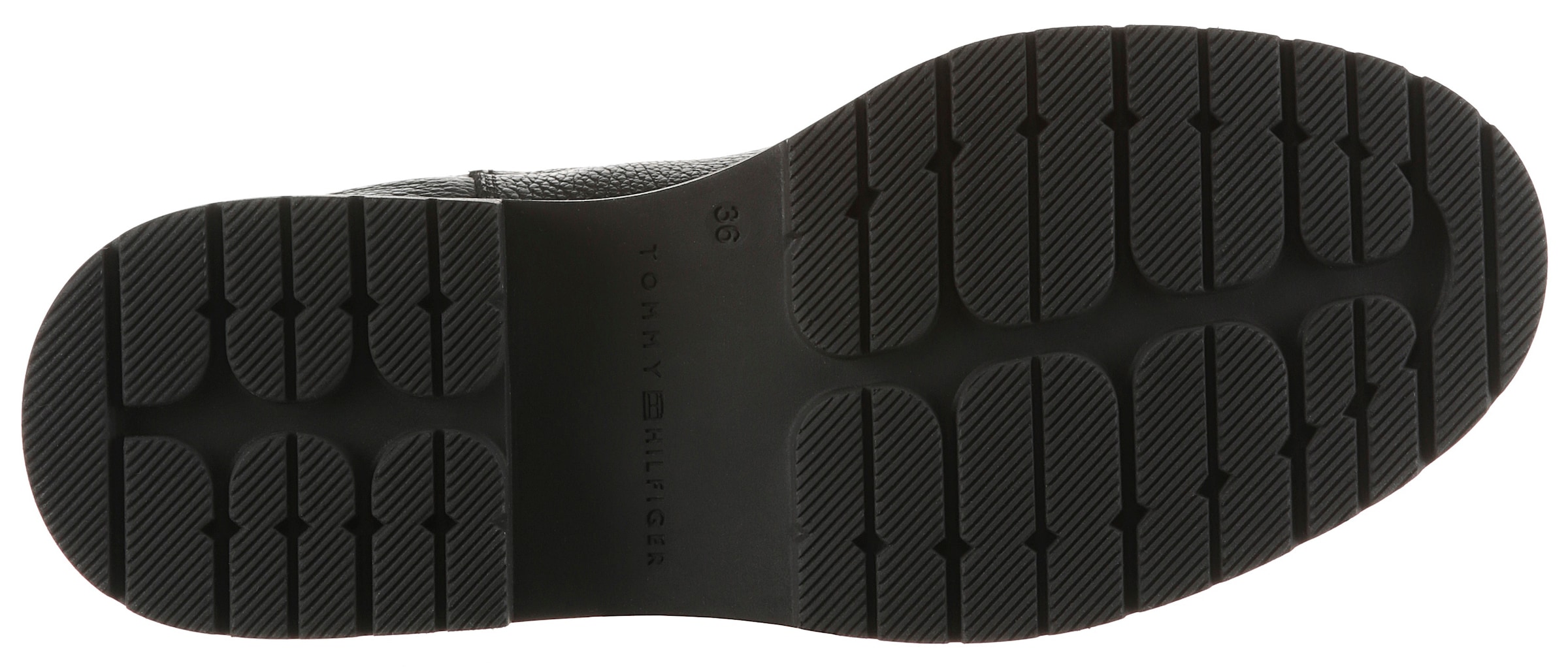 Tommy Hilfiger Winterboots »TH PLAQUE PEBBLE CHELSEA WARM«  , Chelseaboots, Schlupfboots, Stiefelette mit praktischer Anziehlasche