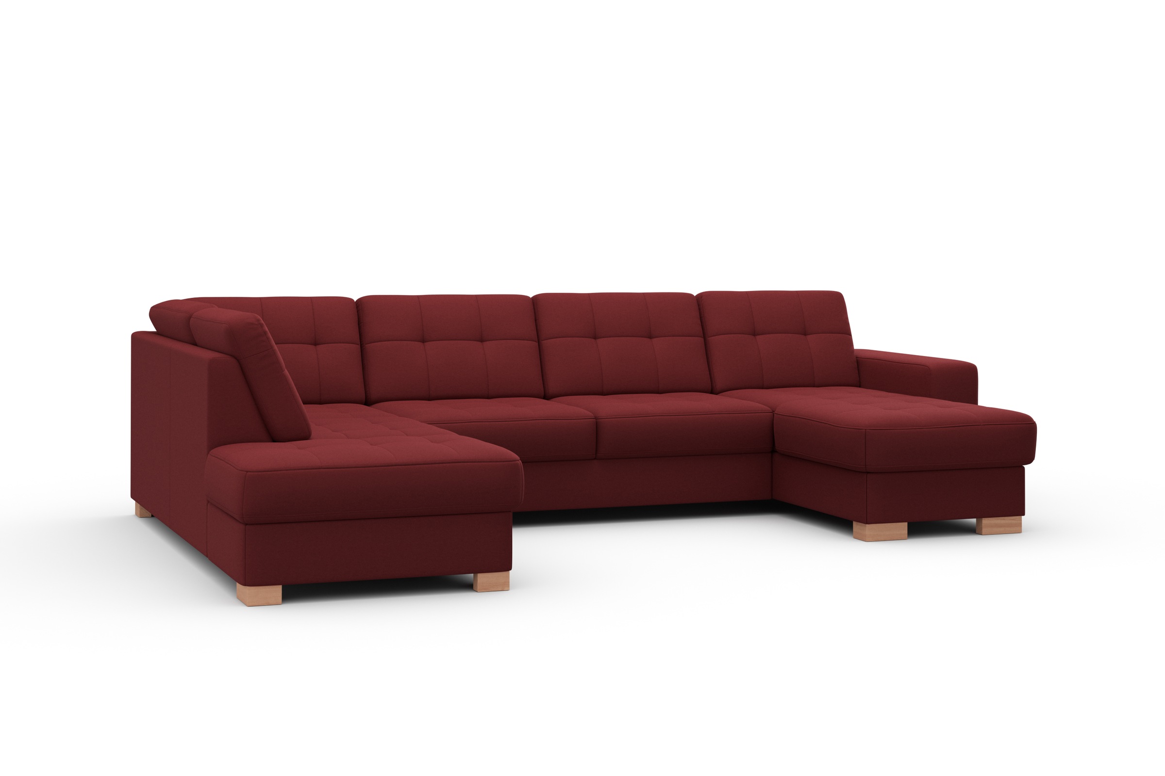 sit&more Wohnlandschaft »Quincy U-Form«, wahlweise mit Bettfunktion und Bettkasten