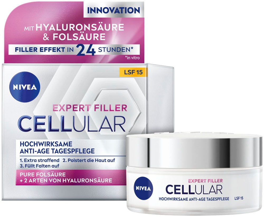 Nivea Tagescreme »CELLULAR Expert Filler Tagespflege LSF 15«