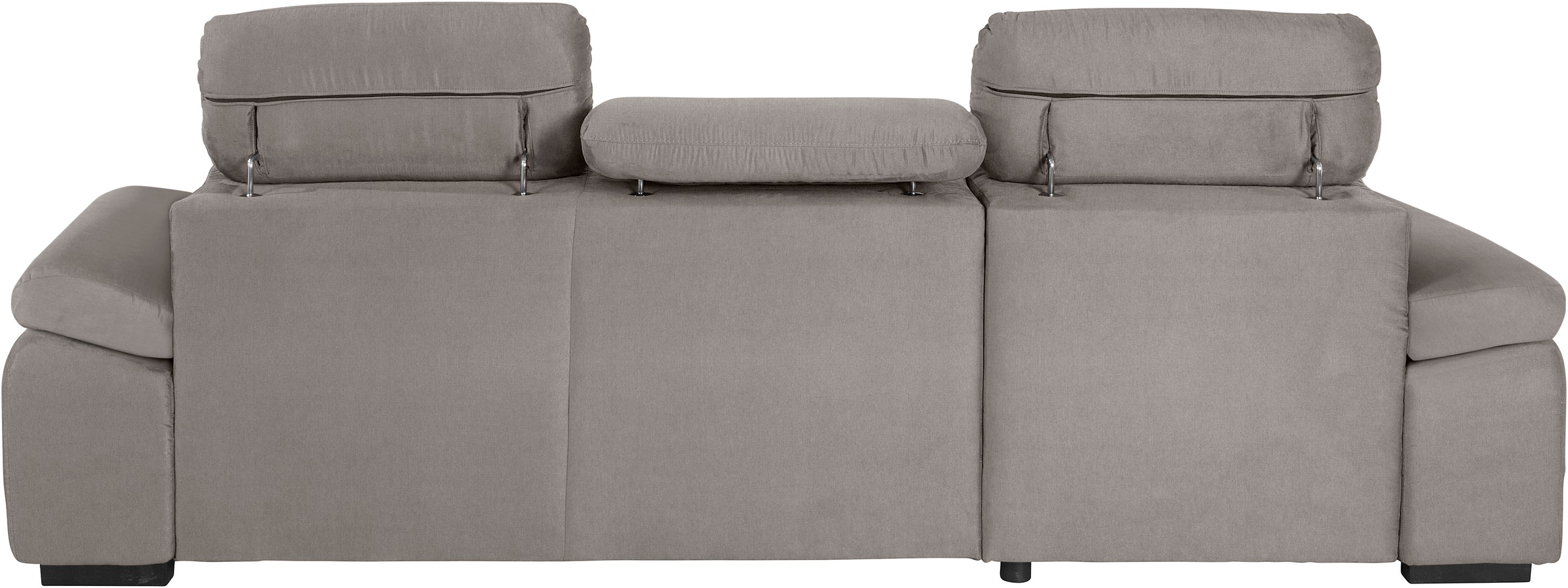 COTTA Ecksofa »Lola L-Form mit Kopfteilfunktion & Hocker«, (Set, mit Hocker), wahlweise mit Bettfunktion, Bettkasten & Armteilverstellung