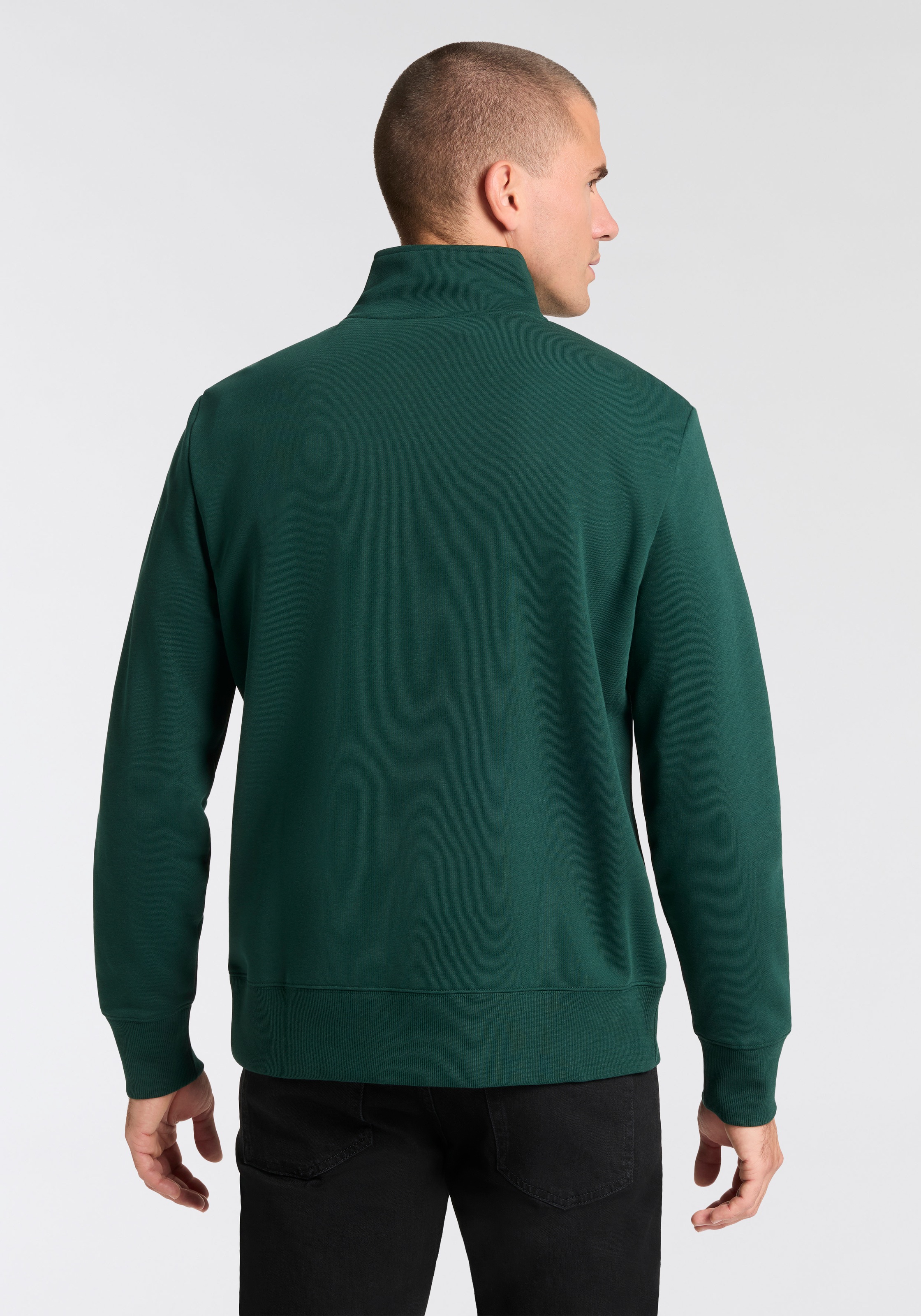 Gant Sweatshirt , Stehkragen mit Reißverschluss
