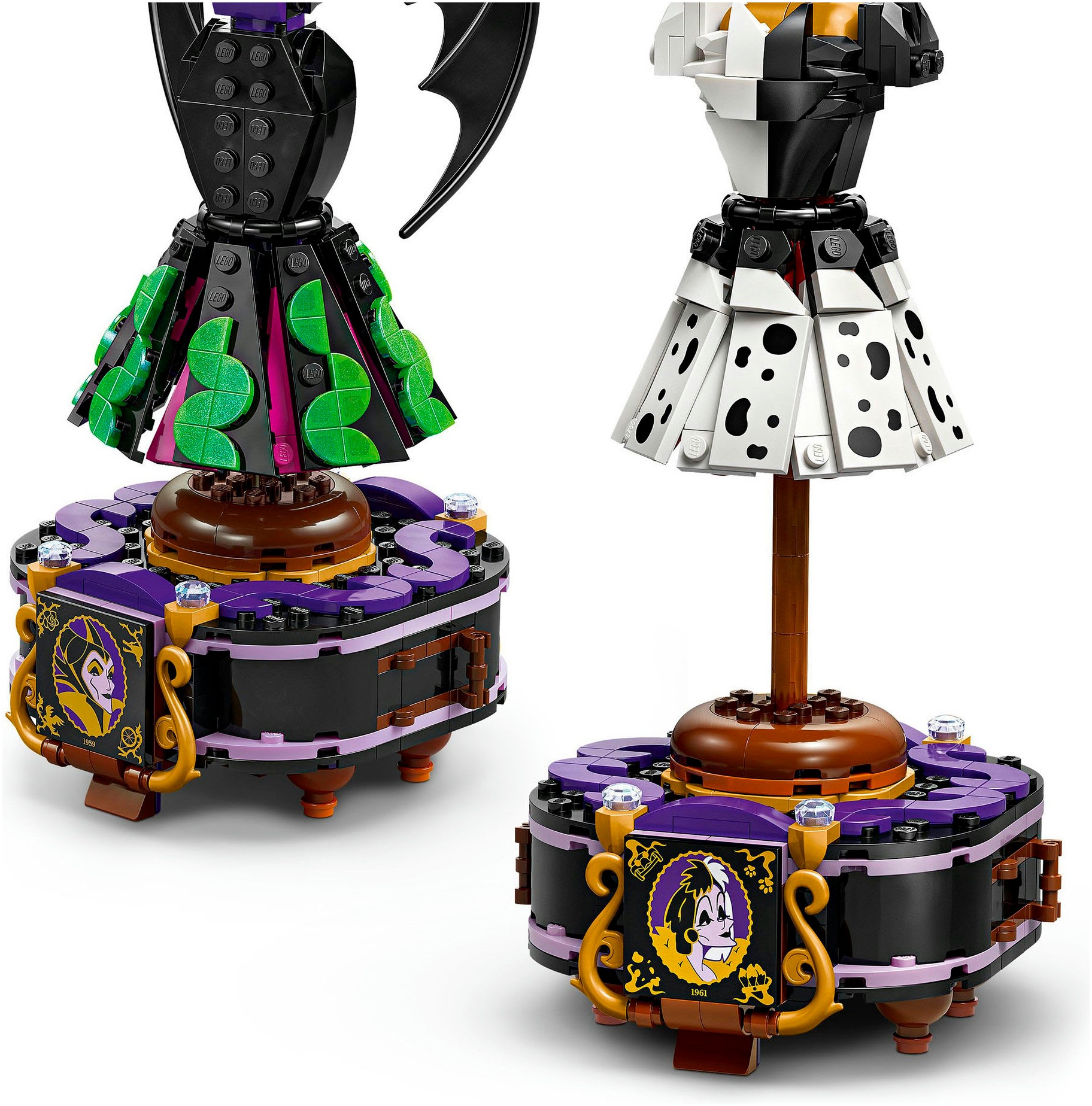 LEGO® Konstruktionsspielsteine »Die Kleider von Malefiz und Cruella De Vil (43262)«, (524 St.), LEGO® Disney Classic; Made in Europe