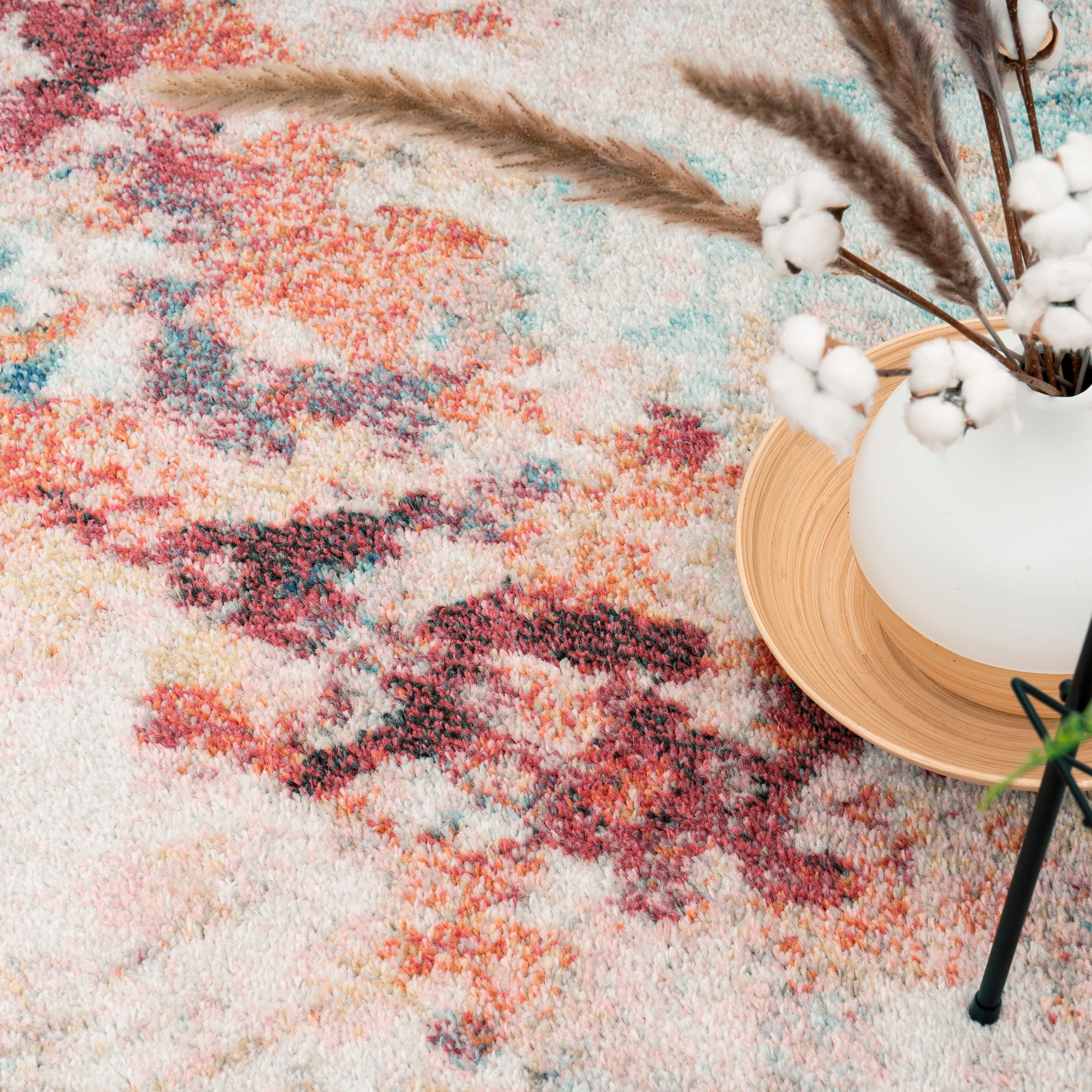 Paco Home Teppich »Ryan 932« rechteckig 12 mm Höhe Kurzflor, modernes abstraktes Design, Wohnzimmer, Schlafzimmer