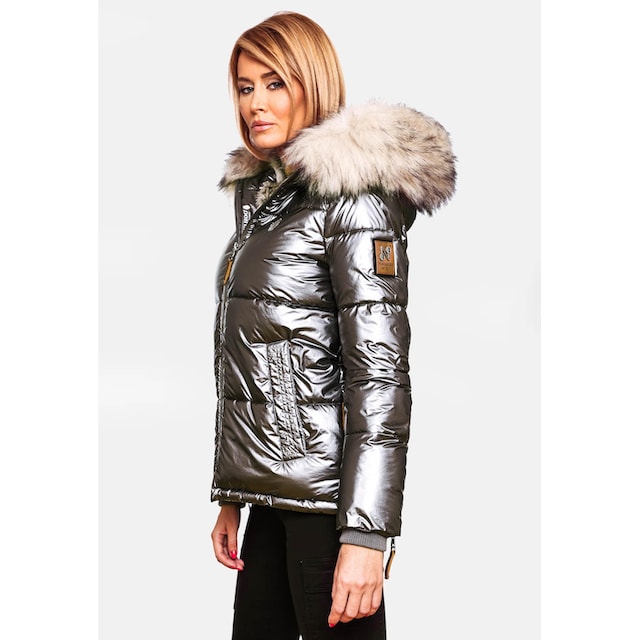 Navahoo Winterjacke »Winterjacke Tikunaa«, mit Kapuze bei ♕