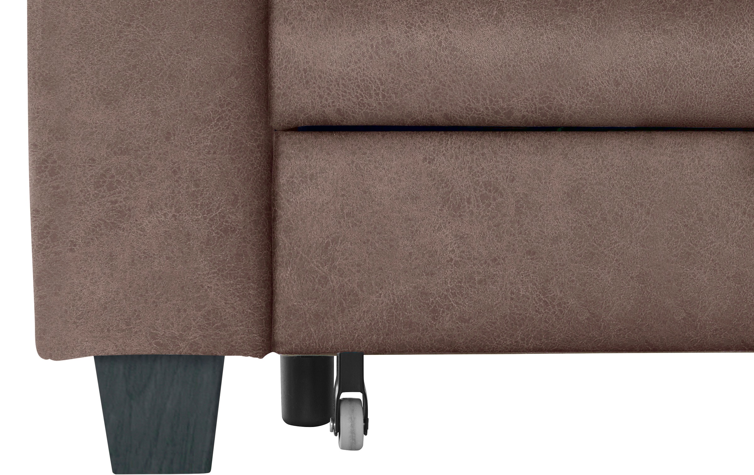 TRENDMANUFAKTUR Ecksofa »Chamber, zeitlos und modern, bequem mit hohem Sitzkomfort, L-Form«, inklusive einer Kopfstütze, wahlweise mit Schlaffunktion