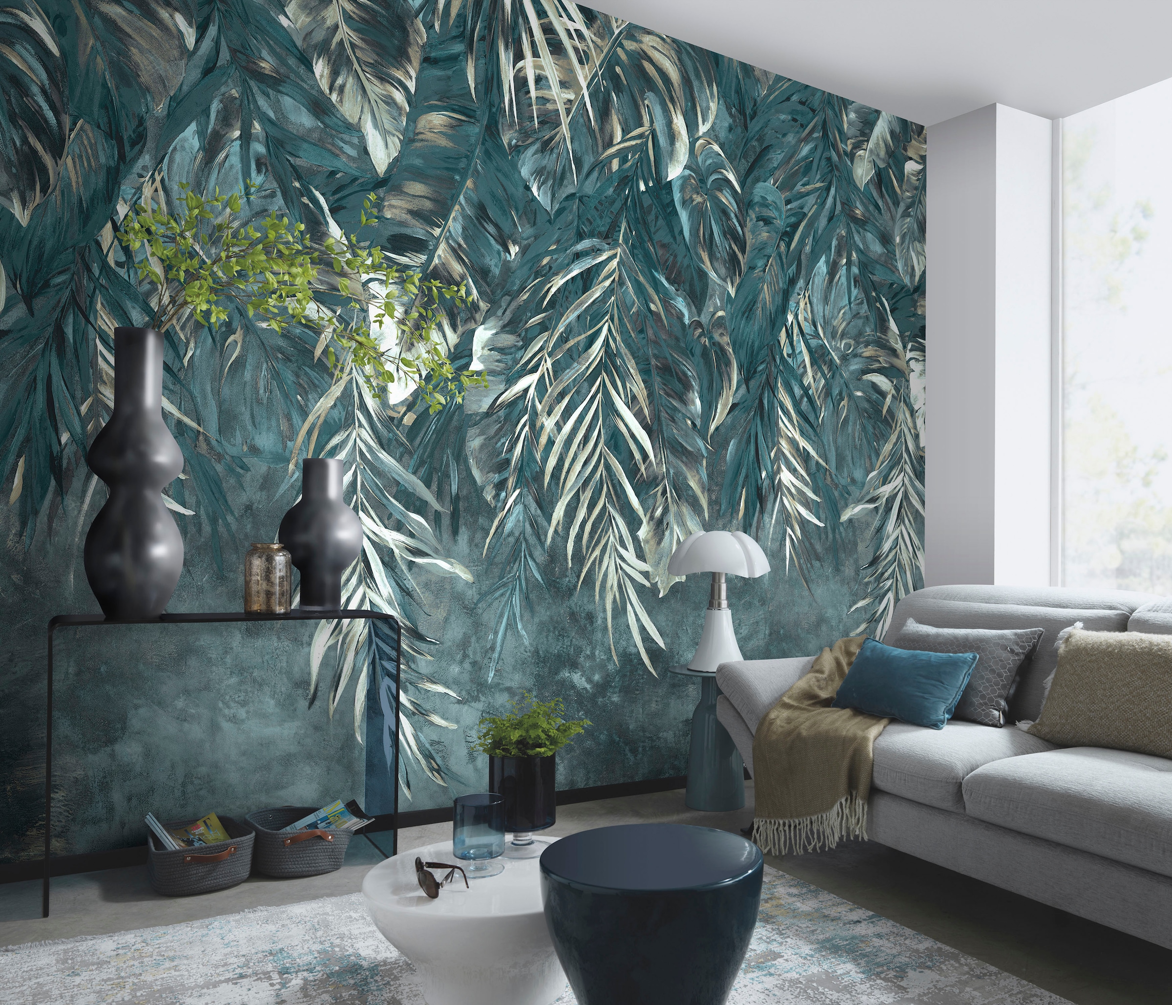 Fashion for walls Fototapete »Glamorama« geblümt texturiert Phthalate frei