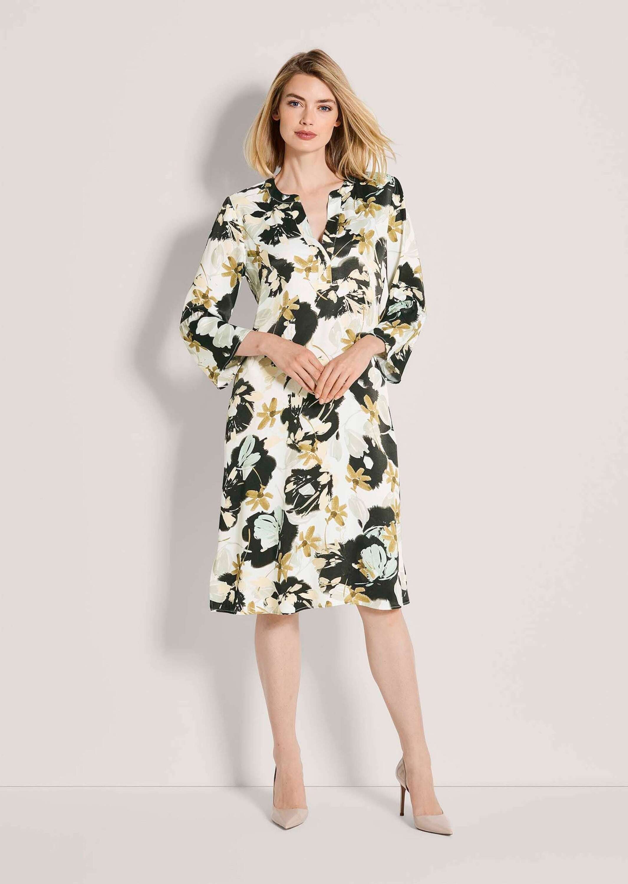 MADELEINE Sommerkleid »Viskosekleid Print-Kleid mit Volants« Volants