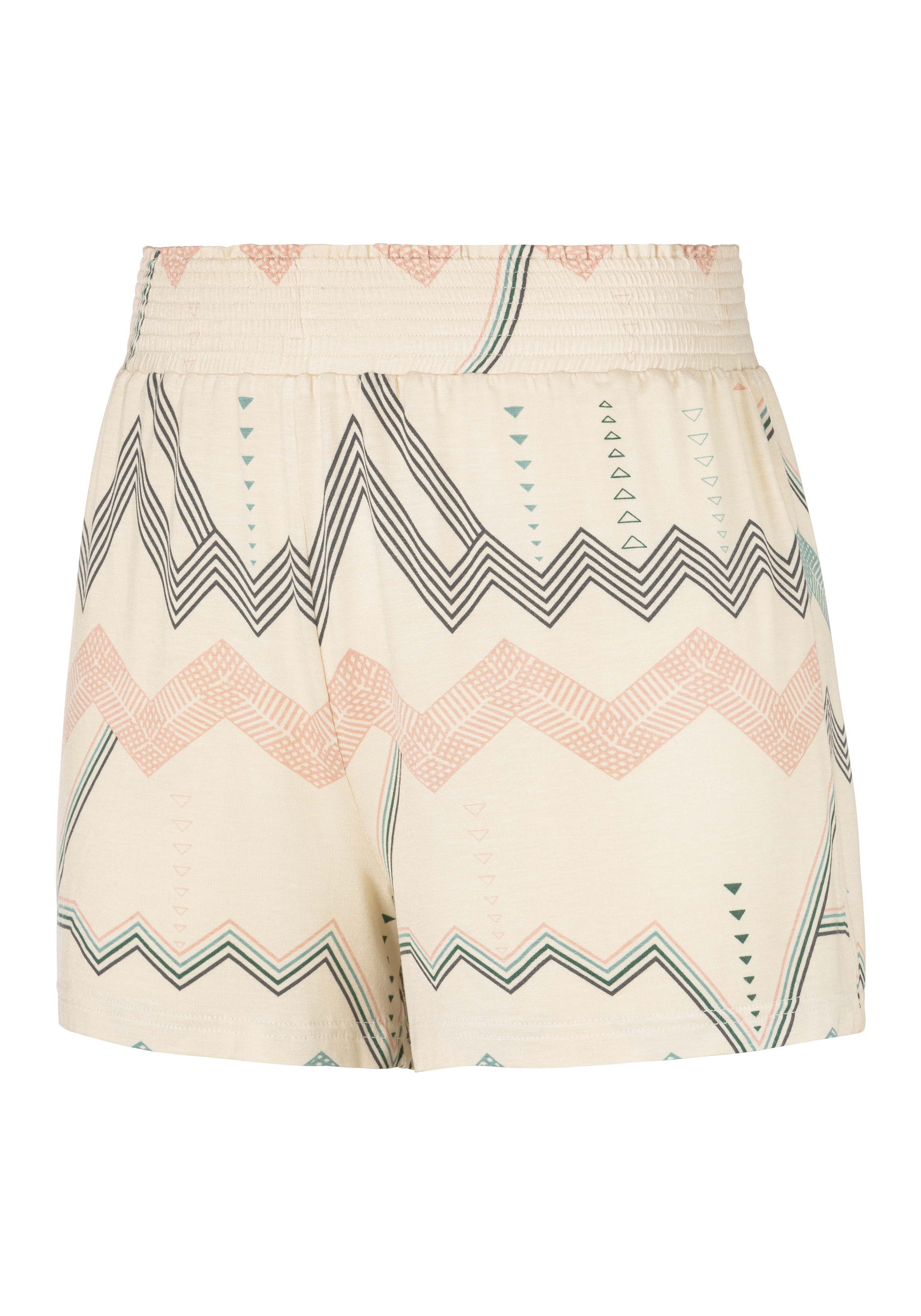 LASCANA Pyjamashorts  mit grafischem Zick-Zack Muster