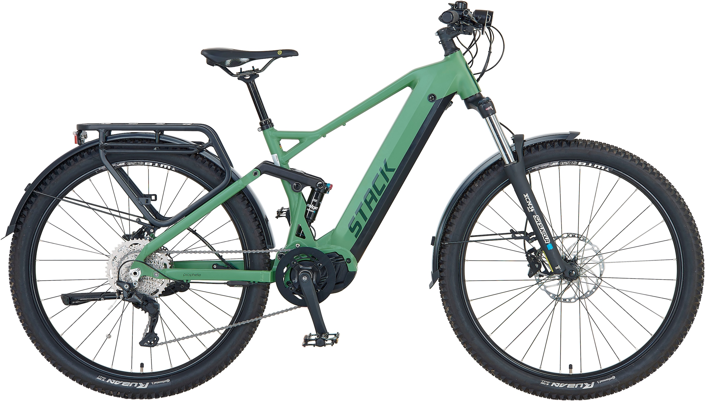 E-Bike »Stack 5.0«, 10 Gang, Shimano, Mittelmotor 250 W, (Akku-Ladegerät), Pedelec,...