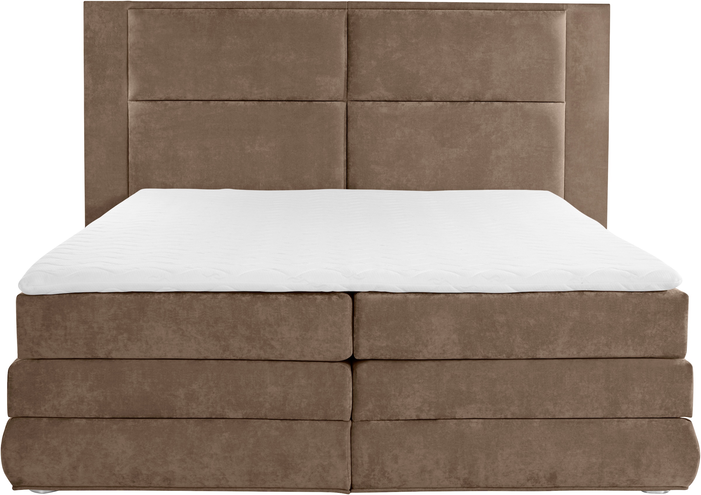 COLLECTION AB Boxspringbett Copenhagen, inklusive Bettkasten und Topper, wahlweise mit LED-Beleuchtung