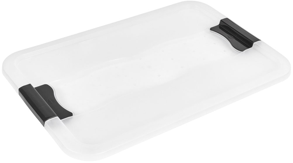 keeeper Aufbewahrungsbox »Cornelia, 4er Set,  52 L, 59,5 x 39,5 x 34 cm« durch Clips verschließbar, Griffe am Boden