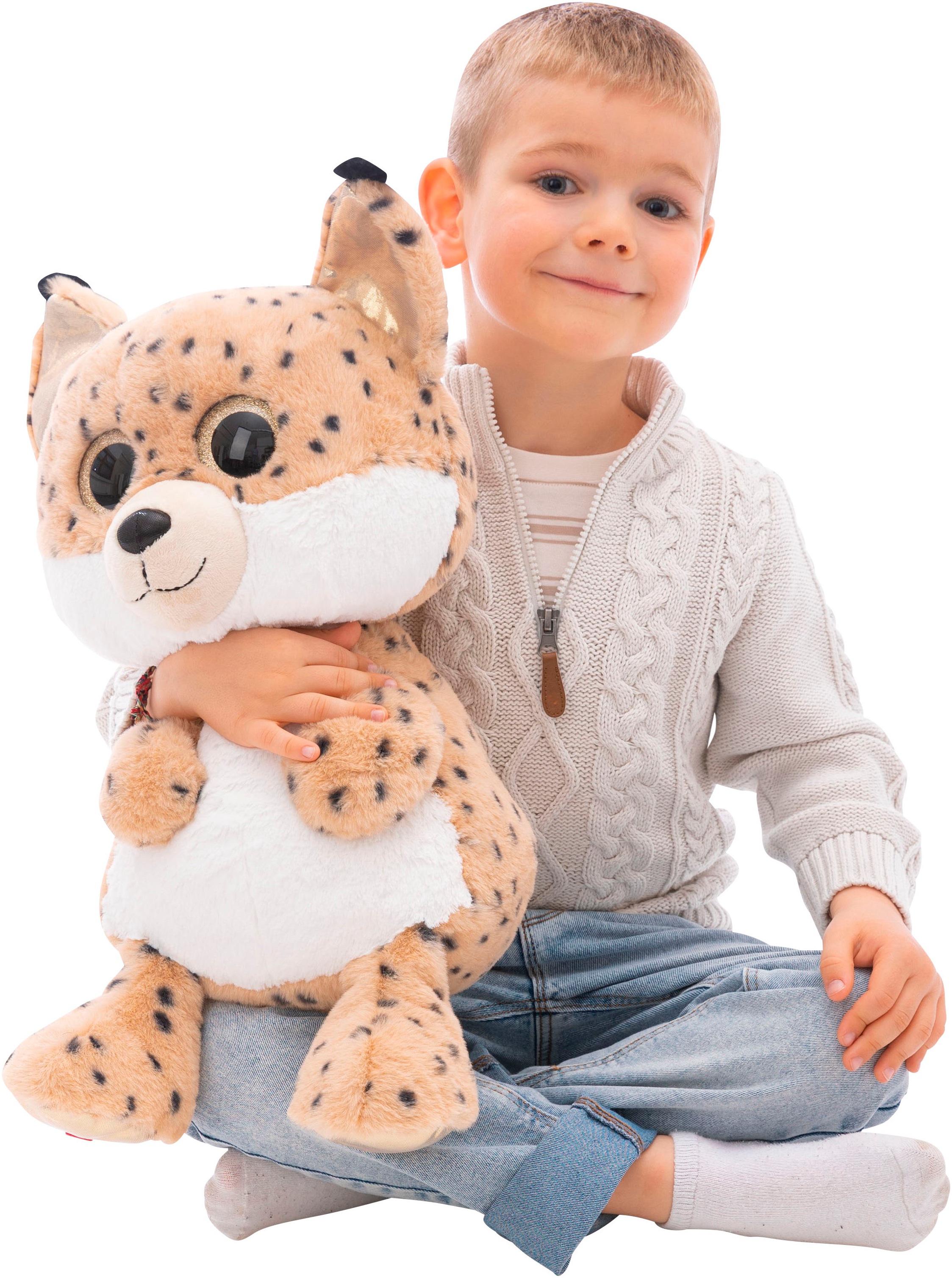 Nici Kuscheltier »Glubschis, Luchs Lenzo, 45 cm«