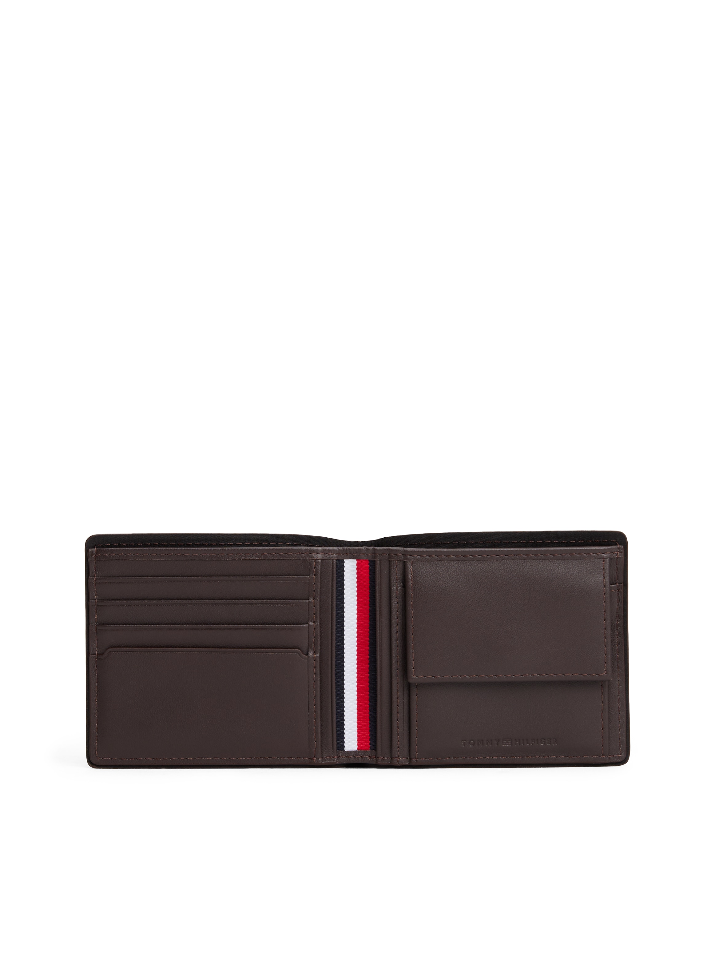 Tommy Hilfiger Geldbörse »TH CORP CC & COIN«, Men Geldbeutel, Portemonnaie, zum praktischen Aufklappen