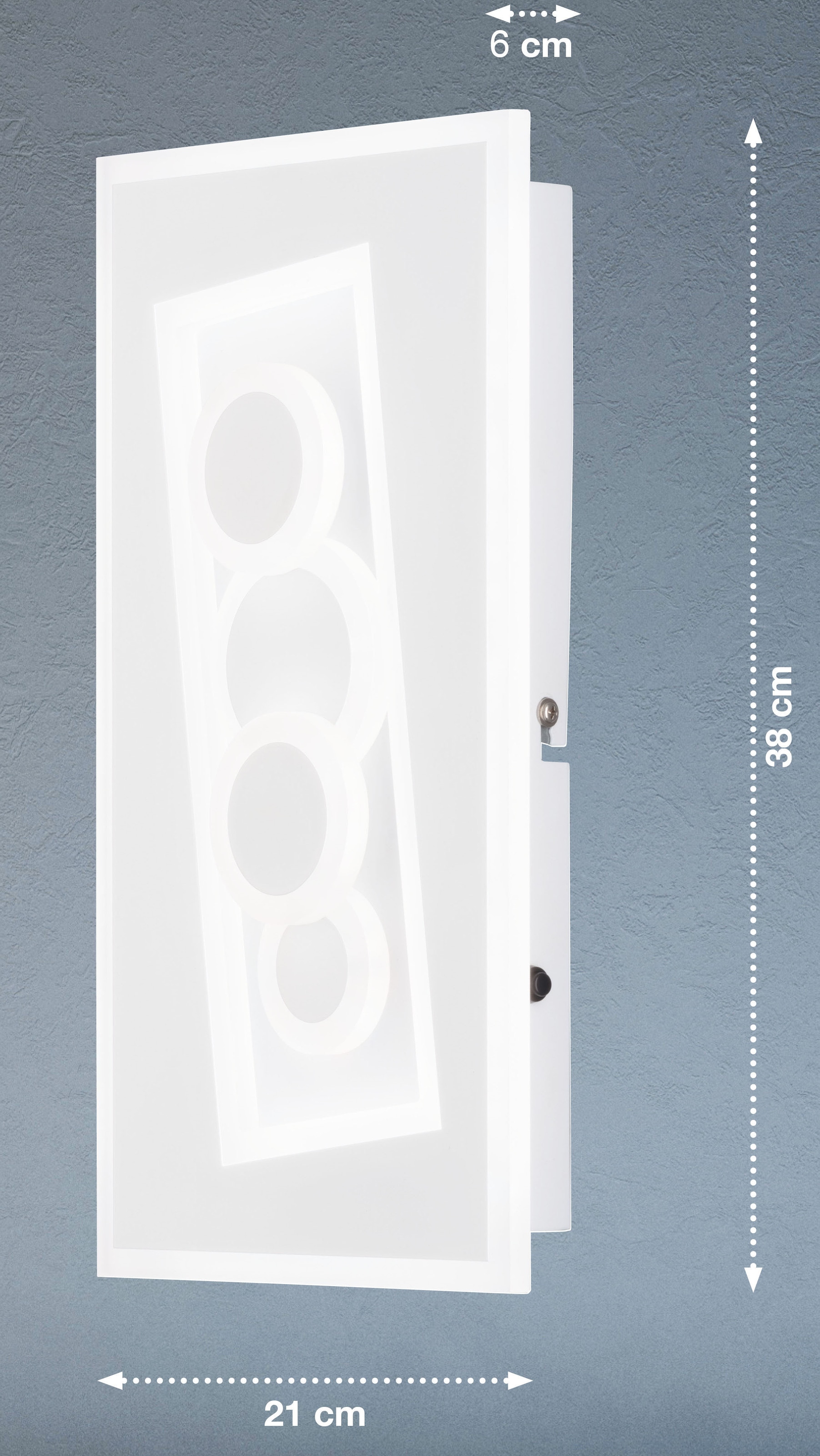 FISCHER & HONSEL LED Wandleuchte »Ratio« LED-Modul 1 Stk. warmweiß - kaltweiß