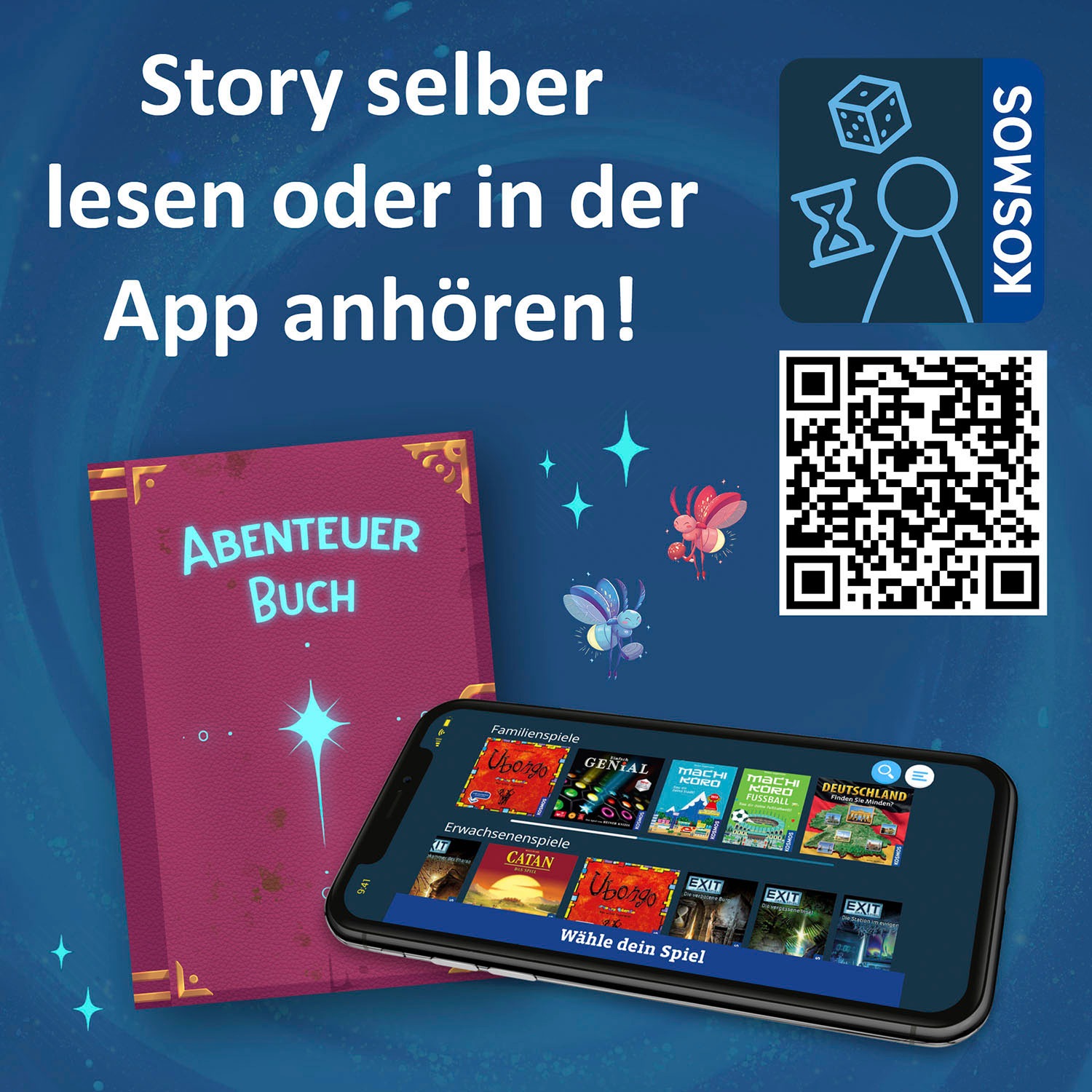 Kosmos Puzzle »Adventure Puzzle, Das Licht im Zauberwald«, Made in Germany