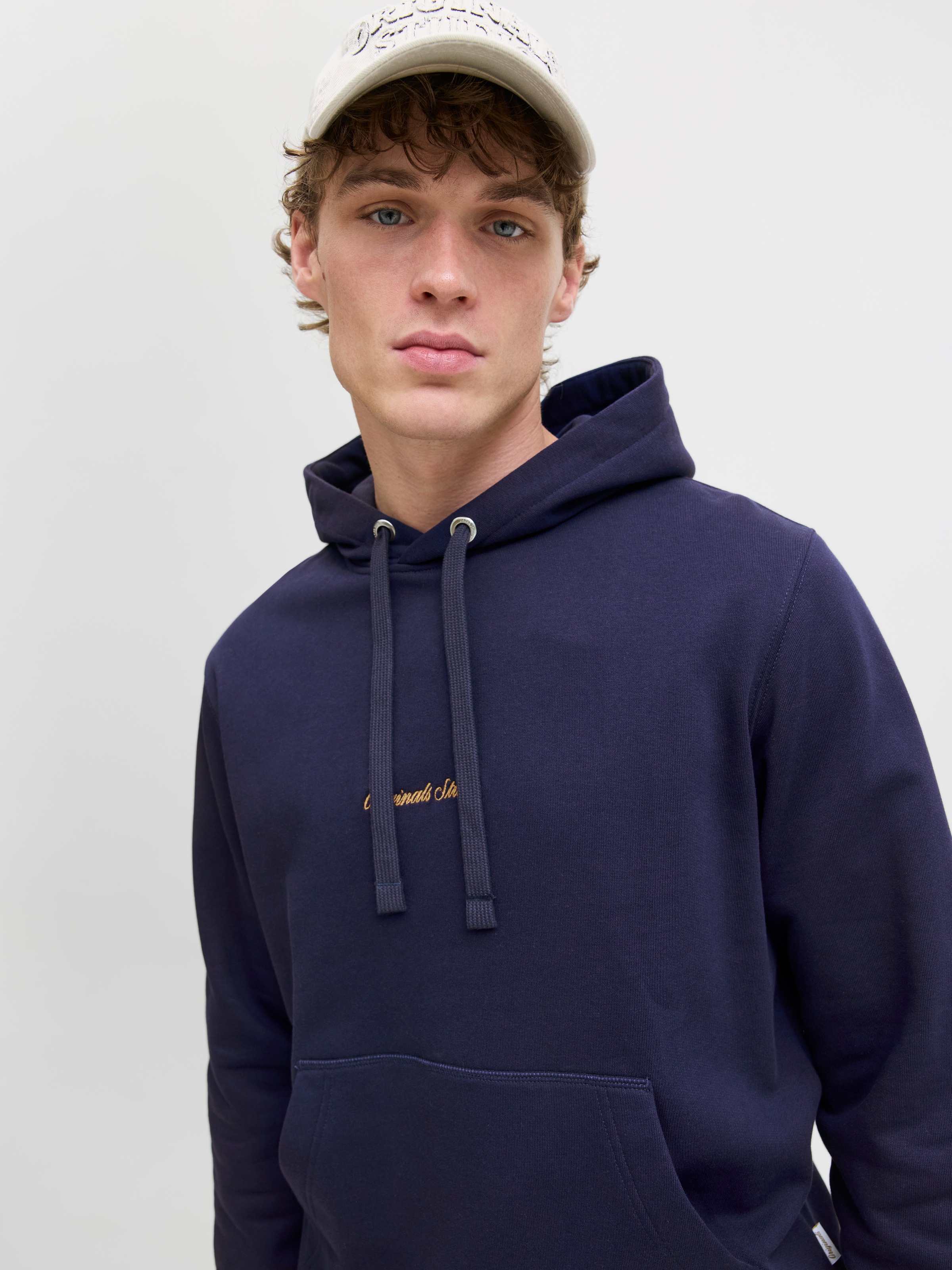 Jack & Jones Kapuzensweatshirt »JORNORREBRO EMB SWEAT HOOD NOOS«