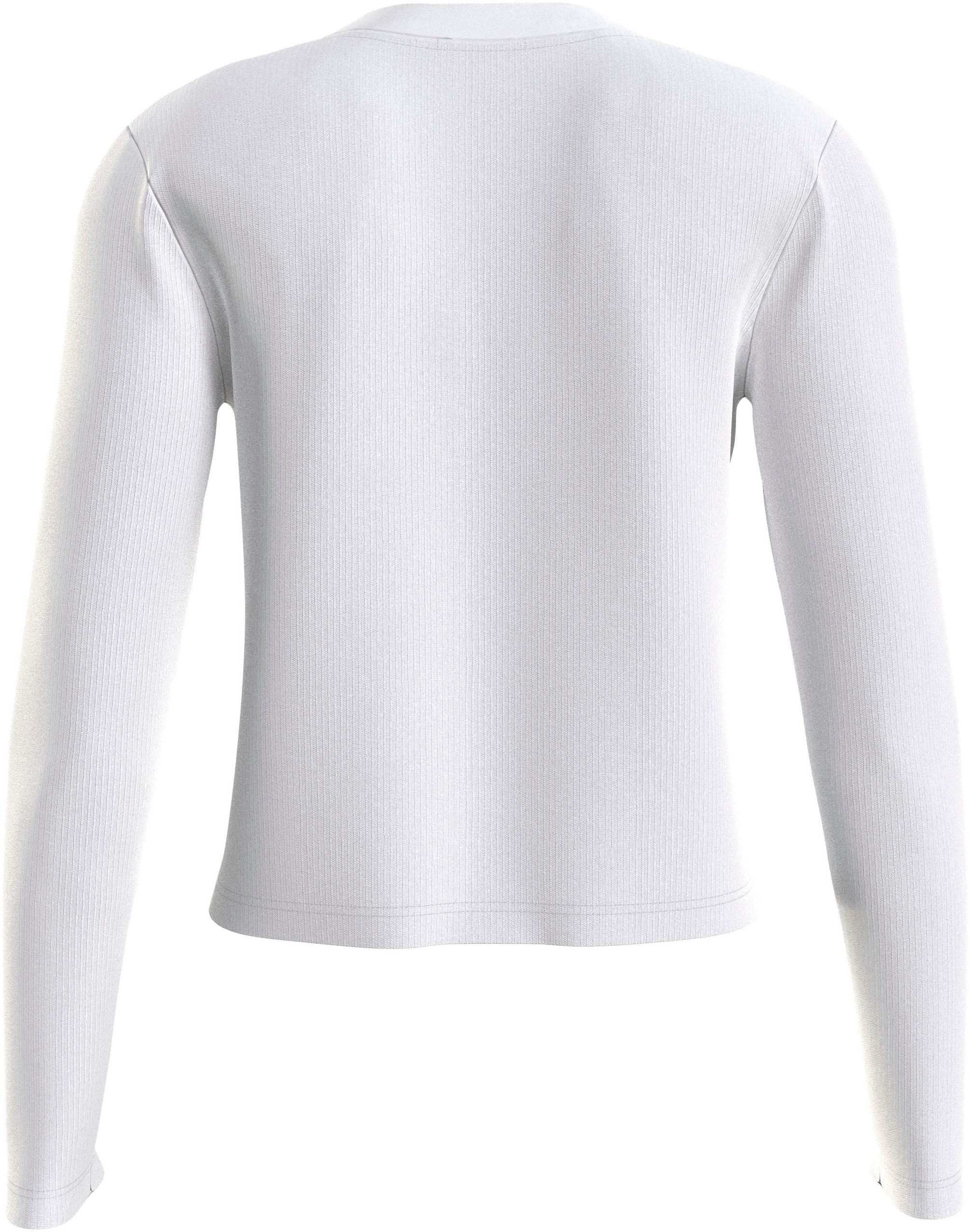 Calvin Klein Jeans Langarmshirt »BADGE RIB BABY TEE LONG SLEEVE« bei ♕