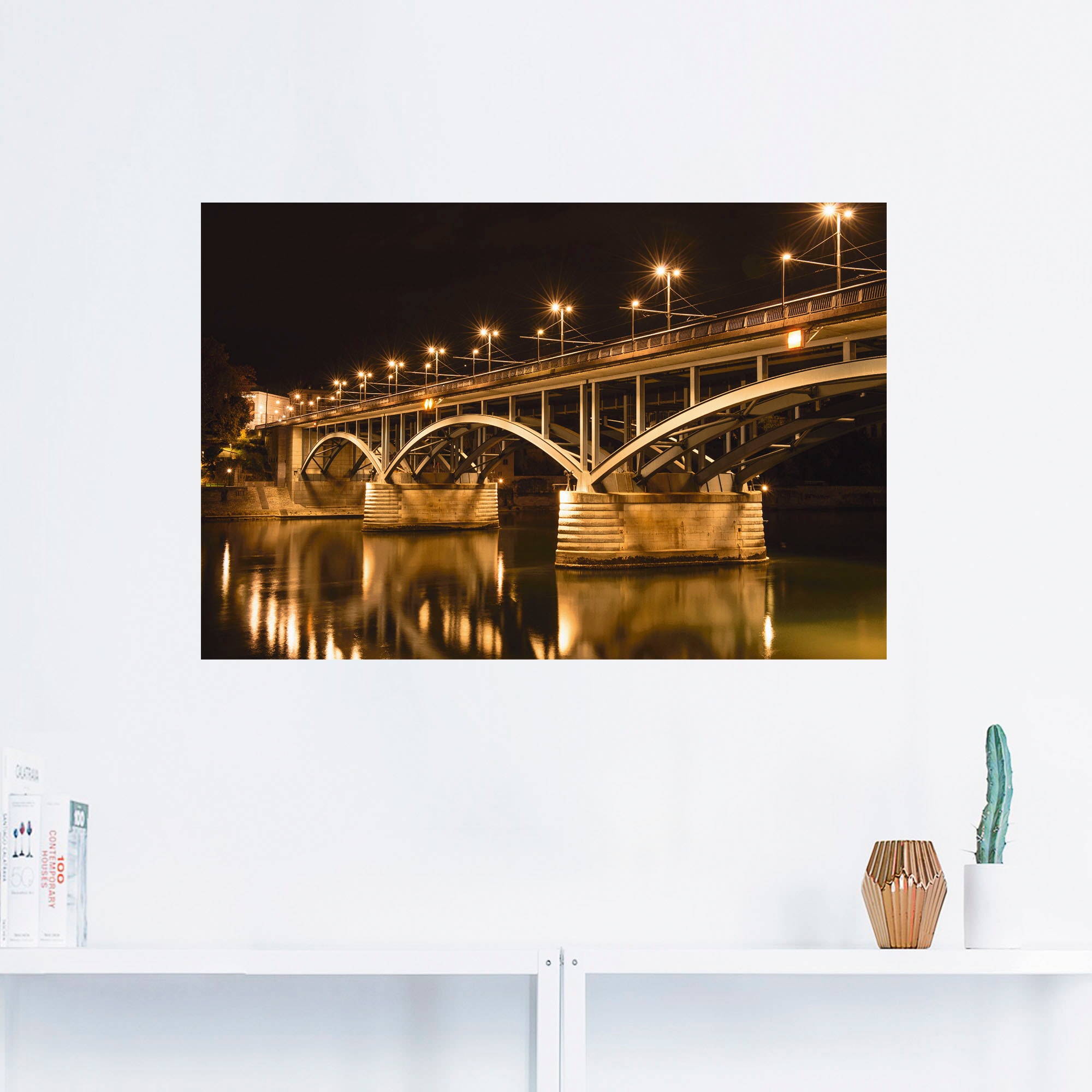 Artland Wandbild »Nacht«, Schweiz, (1 St.), als Alubild, Leinwandbild, Wandaufkleber oder Poster in versch. Größen