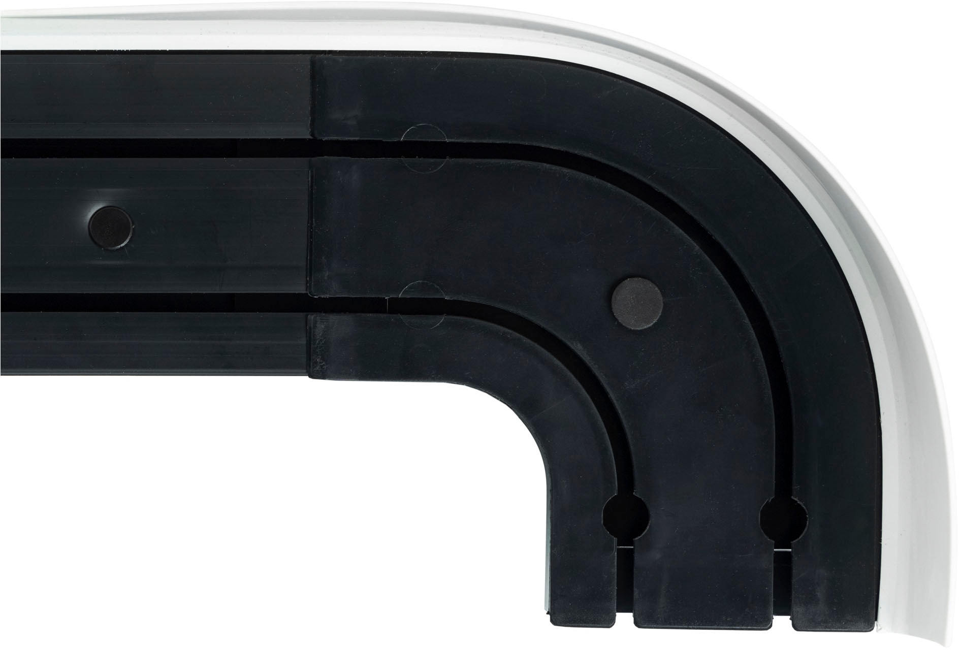 SN DECO GROUP Gardinenschiene »SH2 mit Blende 7,5 cm«, 2 läufig-läufig, Fixmaß, mit Blende 7,5 cm