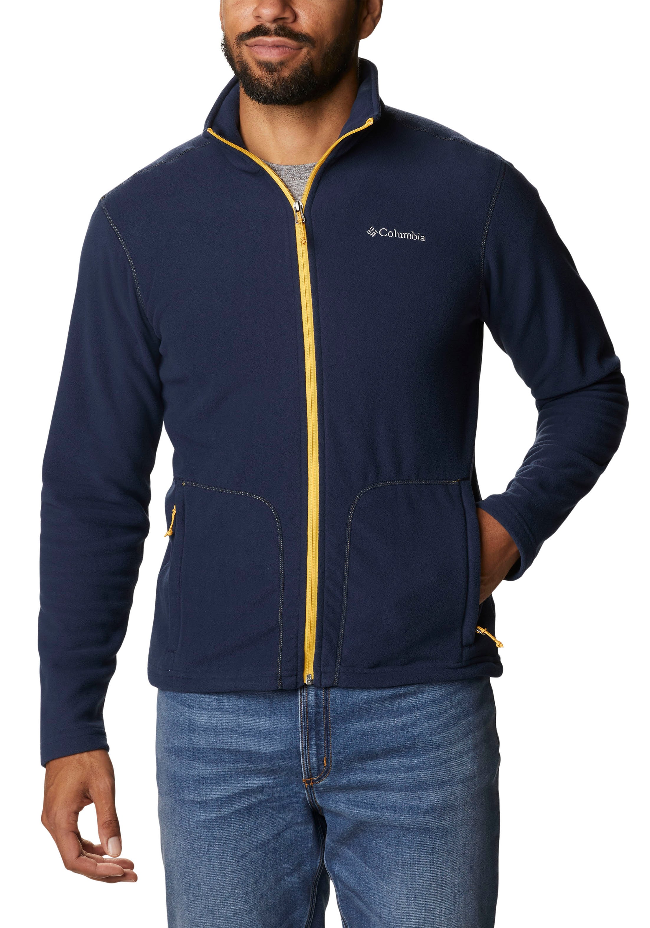 Columbia Fleecejacke »Fast Trek™ Light FZ Fleece«, (1 St.), mit kontrastfarbenen Details