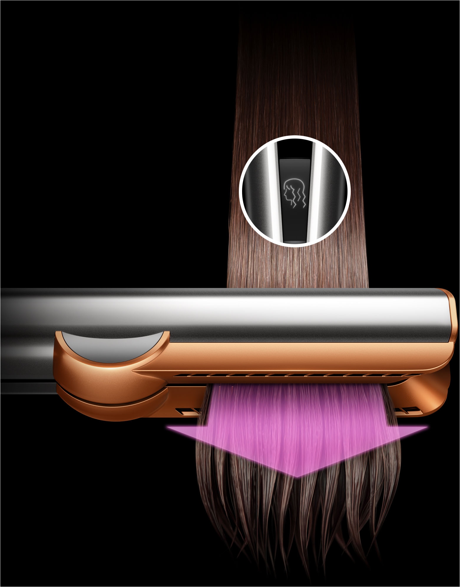 DYSON Luftstrom-Haarglätter »Dyson Airstrait™ Ceramic Pink/Roségold«