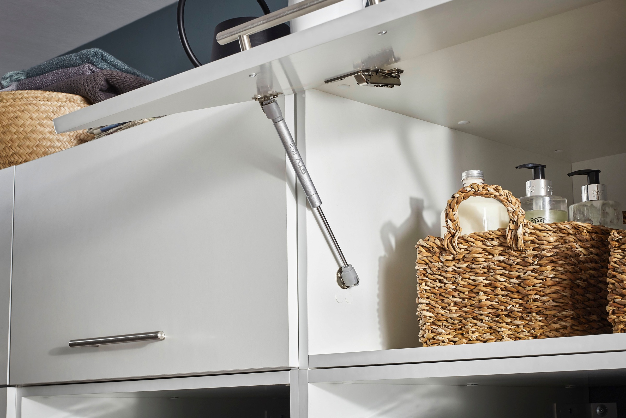 Laundreezy Schrankaufsatz »LAUNDREEZY LDA68« Breite 67,5 cm, Klappe mit Liftbeschlag, Metallgriff