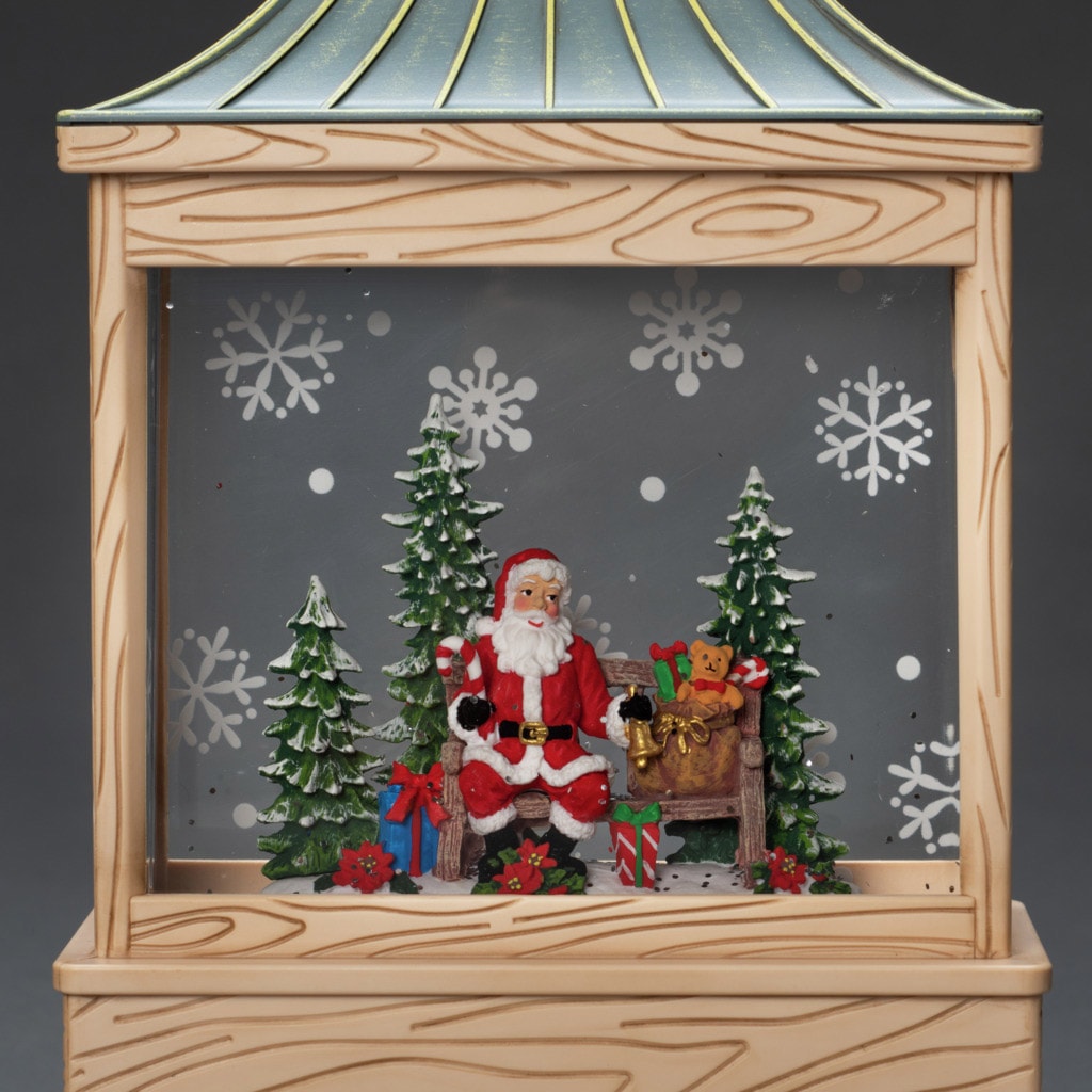 »Wasserlaterne kaufen 5h KONSTSMIDE mit Jahren warm weiße Santa Laterne XXL 3 Baum, Weihnachtsdeko«, Garantie Diode naturfarben, online und wassergefüllt, 1 Timer, | LED