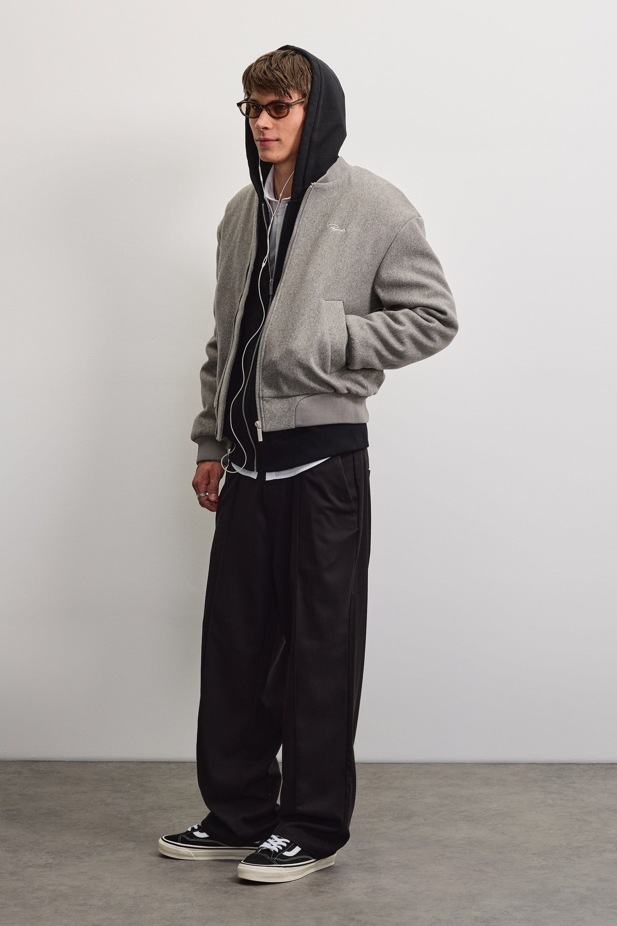 PEGADOR Bomberjacke »LEGNANO WOOLOPTIC BOMBER JACKET« Kunstfaser, regular fit