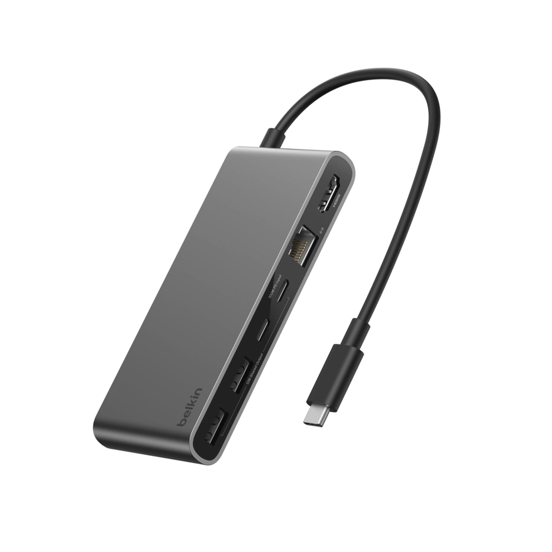Belkin Laptop-Dockingstation »Connect 8-Port-USB-C-Hub mit 2,5-Gb-Ethernetanschluss«