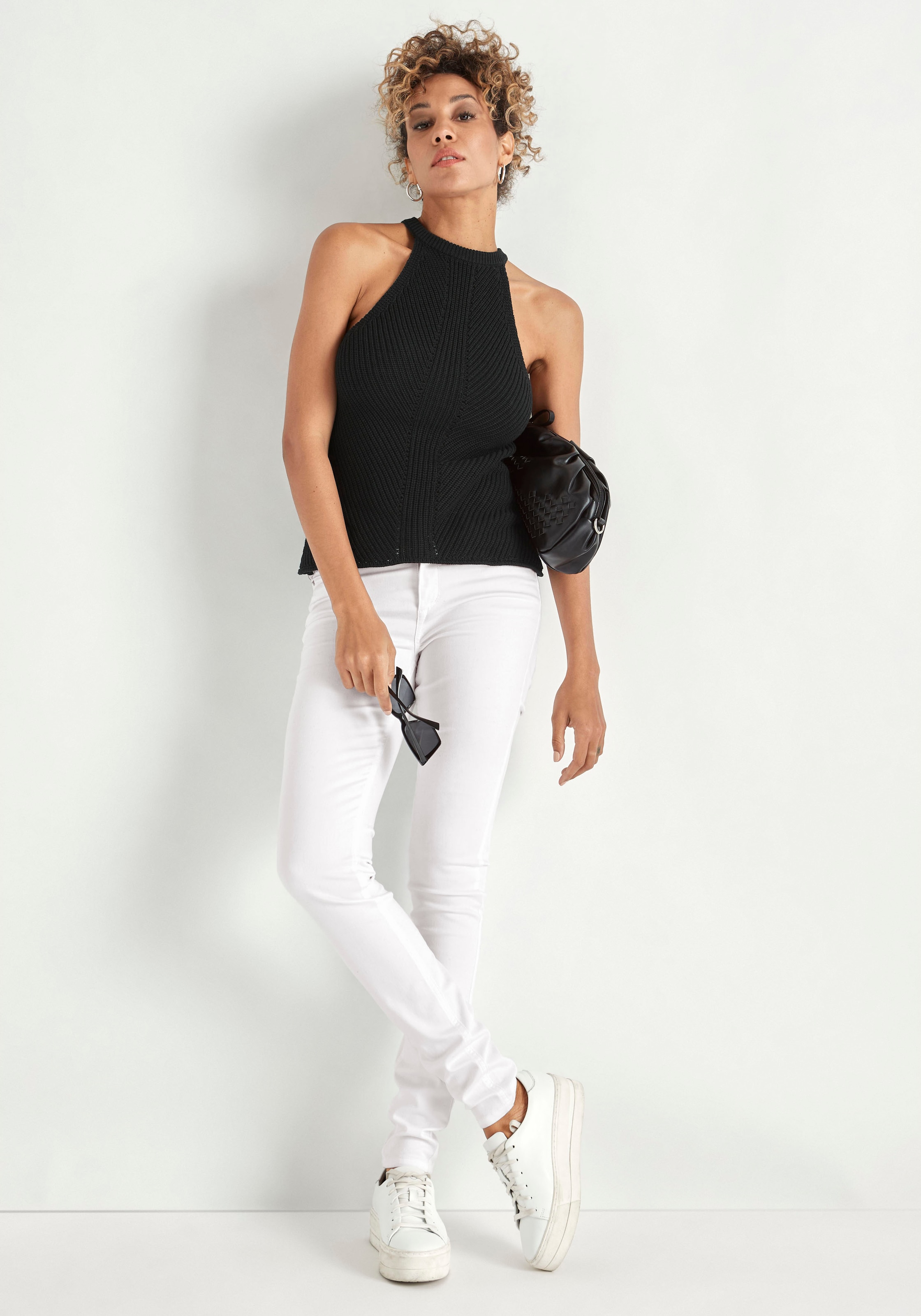 HECHTER PARIS Stricktop, mit Neckholder