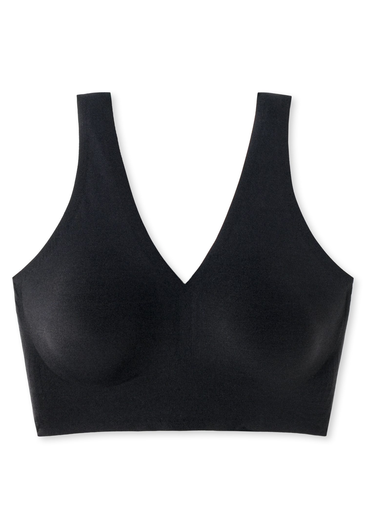 Schiesser Bustier »Invisible Soft«, Microfaser, Lasercut-Abschlüsse, V-Ausschnitt