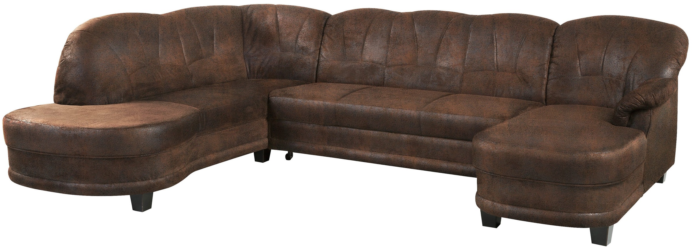 Home affaire Wohnlandschaft »Camelita, viel Platz, bequem und zeitlos, Breite 289cm, U-Form«, wahlweise mit Bettfunktion