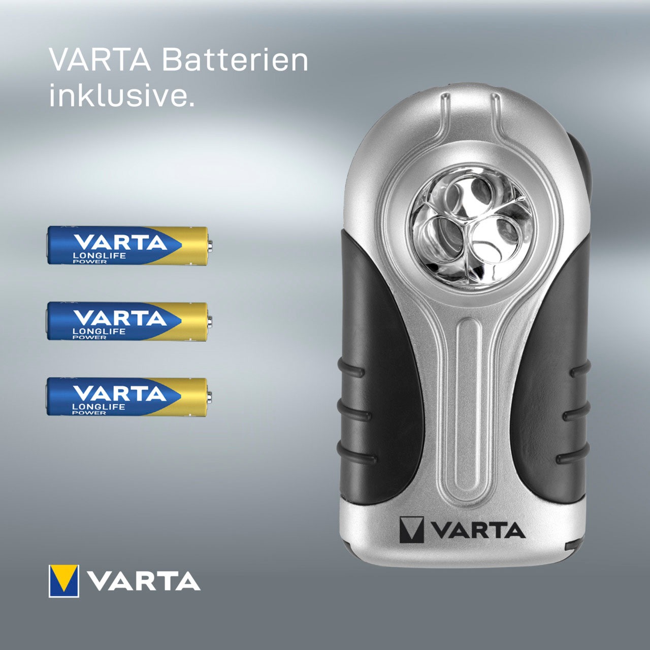 VARTA Taschenlampe »Silver Light«, (1 St.)