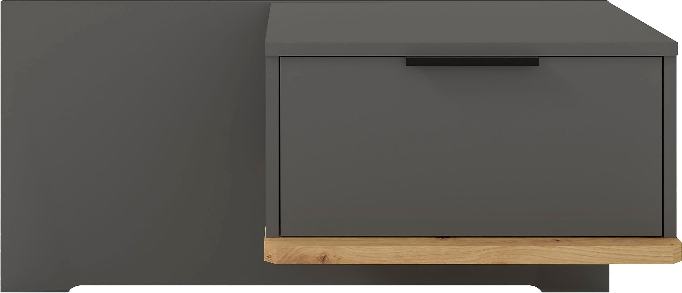 Musterring Nachtschrank »Isabelle«, verschiedene Farben, Unterboden in Eiche, Maße B50/90 x H43 x T47 cm
