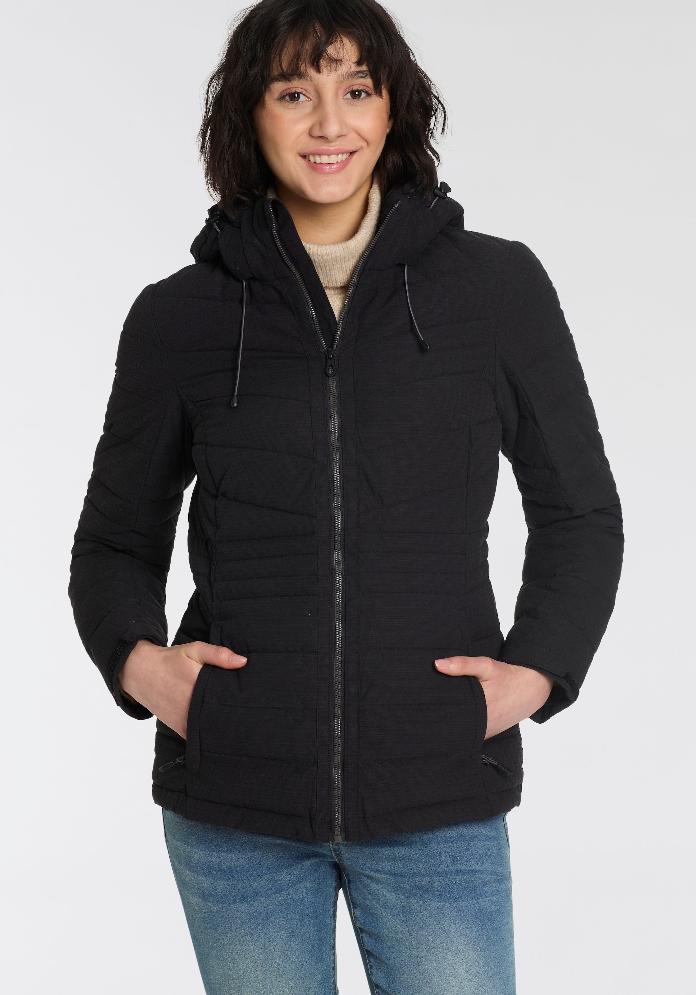 Steppjacke »KOW 10 WMN QLTD JCKT«, mit Kapuze