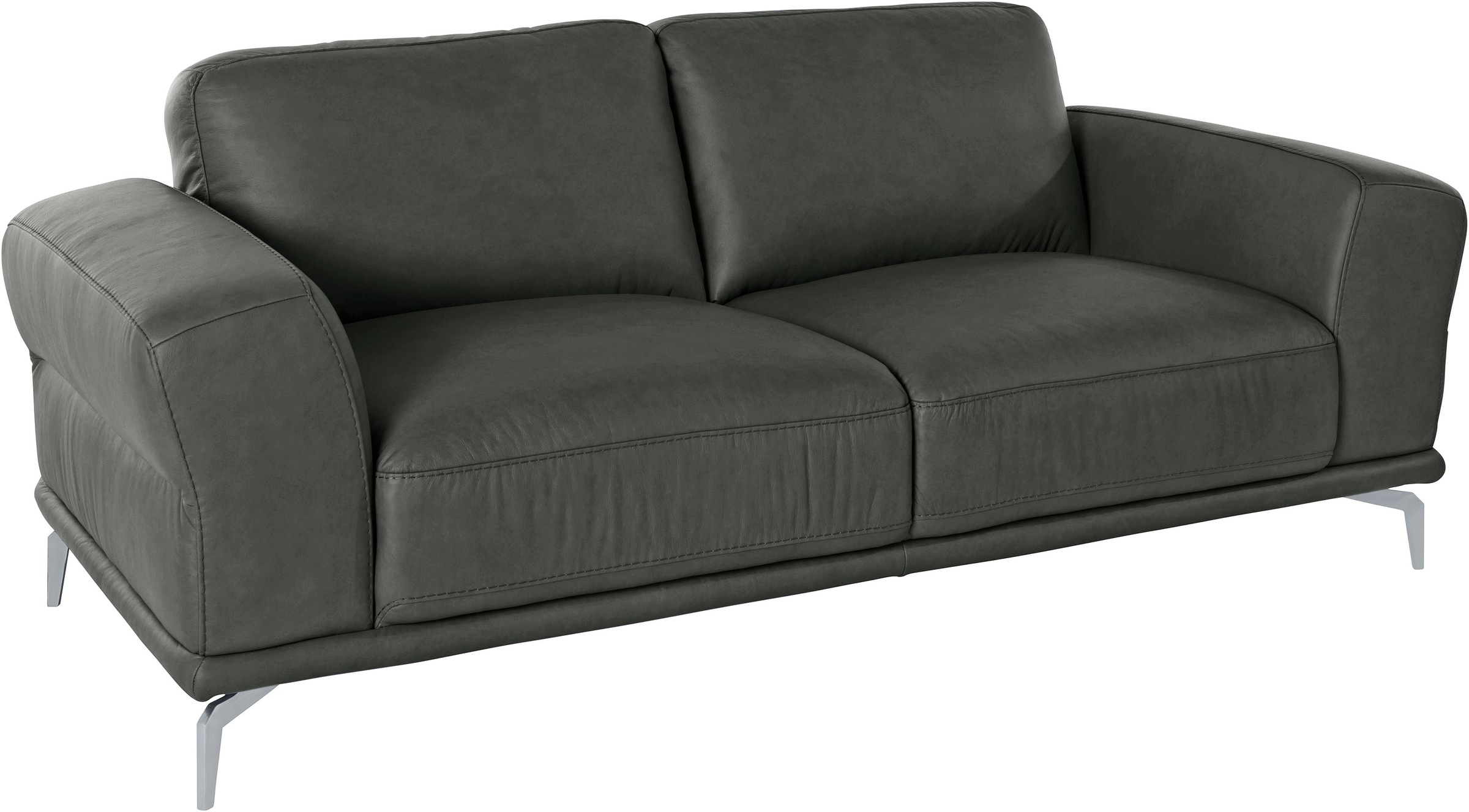 W.SCHILLIG 2-Sitzer »montanaa«, mit Metallfüßen in Silber matt, Breite 192 cm