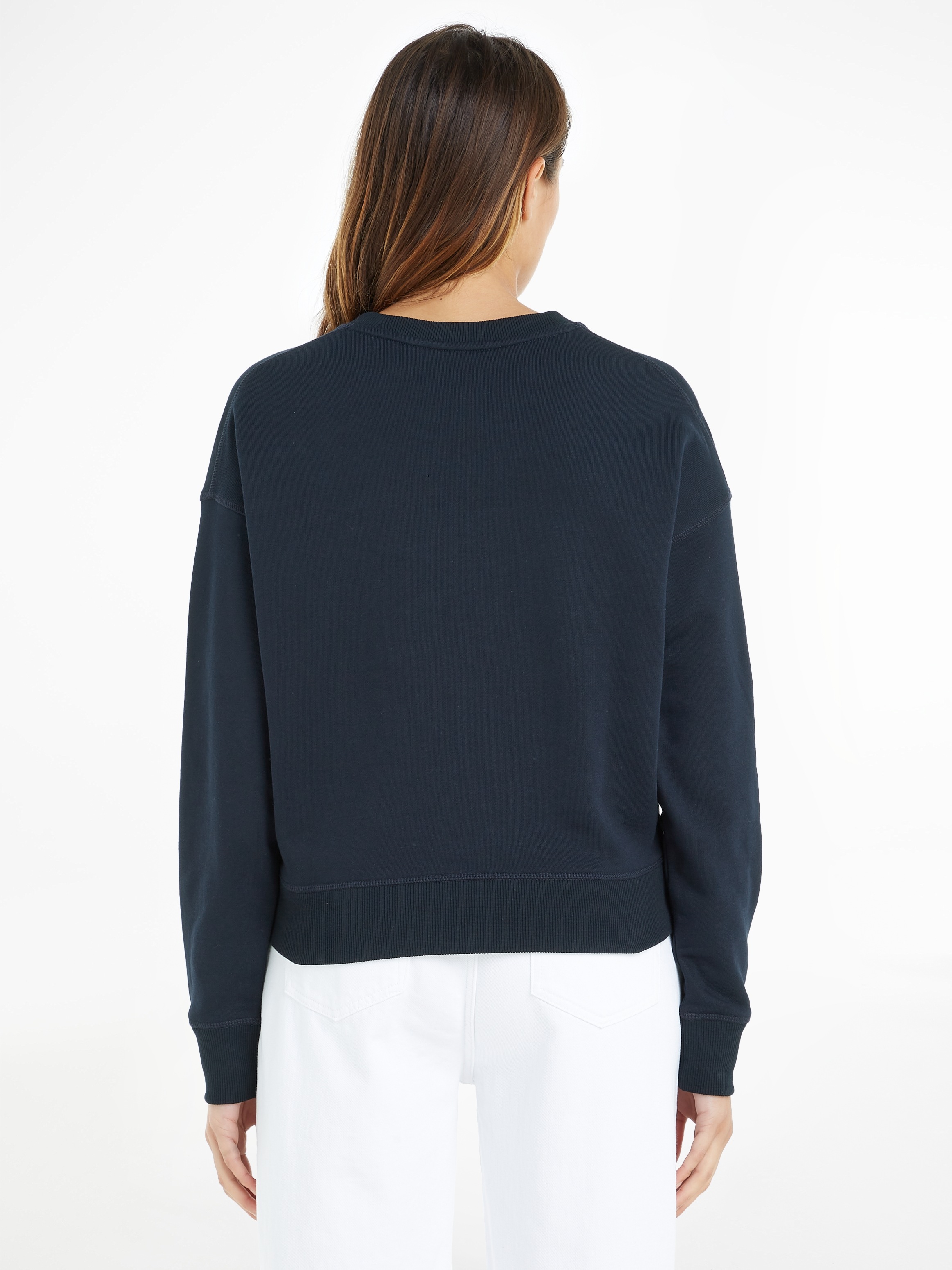 Tommy Hilfiger Sweatshirt »REG MONOTYPE EMB SWEATSHIRT«, mit markanter Hilfiger Logo-Stickerei