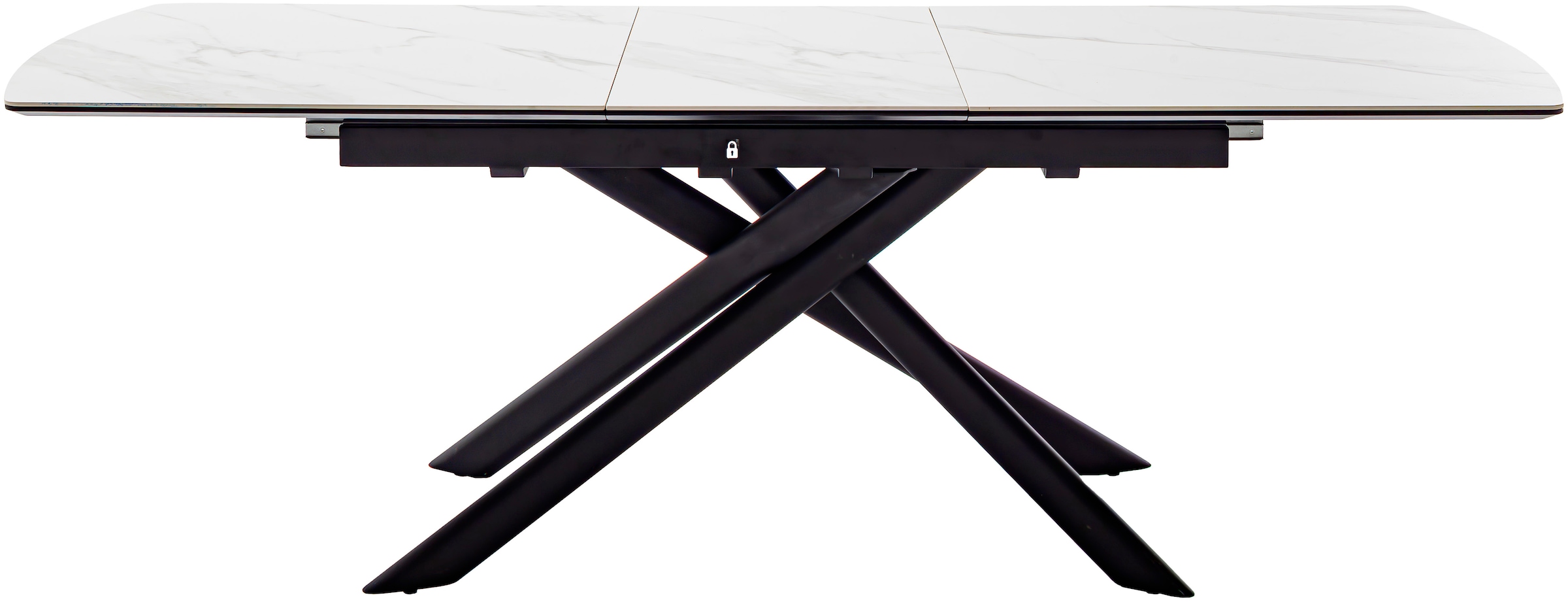 MCA furniture Esstisch »VANINO Auszugtisch 180-230 cm marmoriert«, (1 St.), Keramik,Metall,Synchronauszug,ausziehbar,8-10 Personen