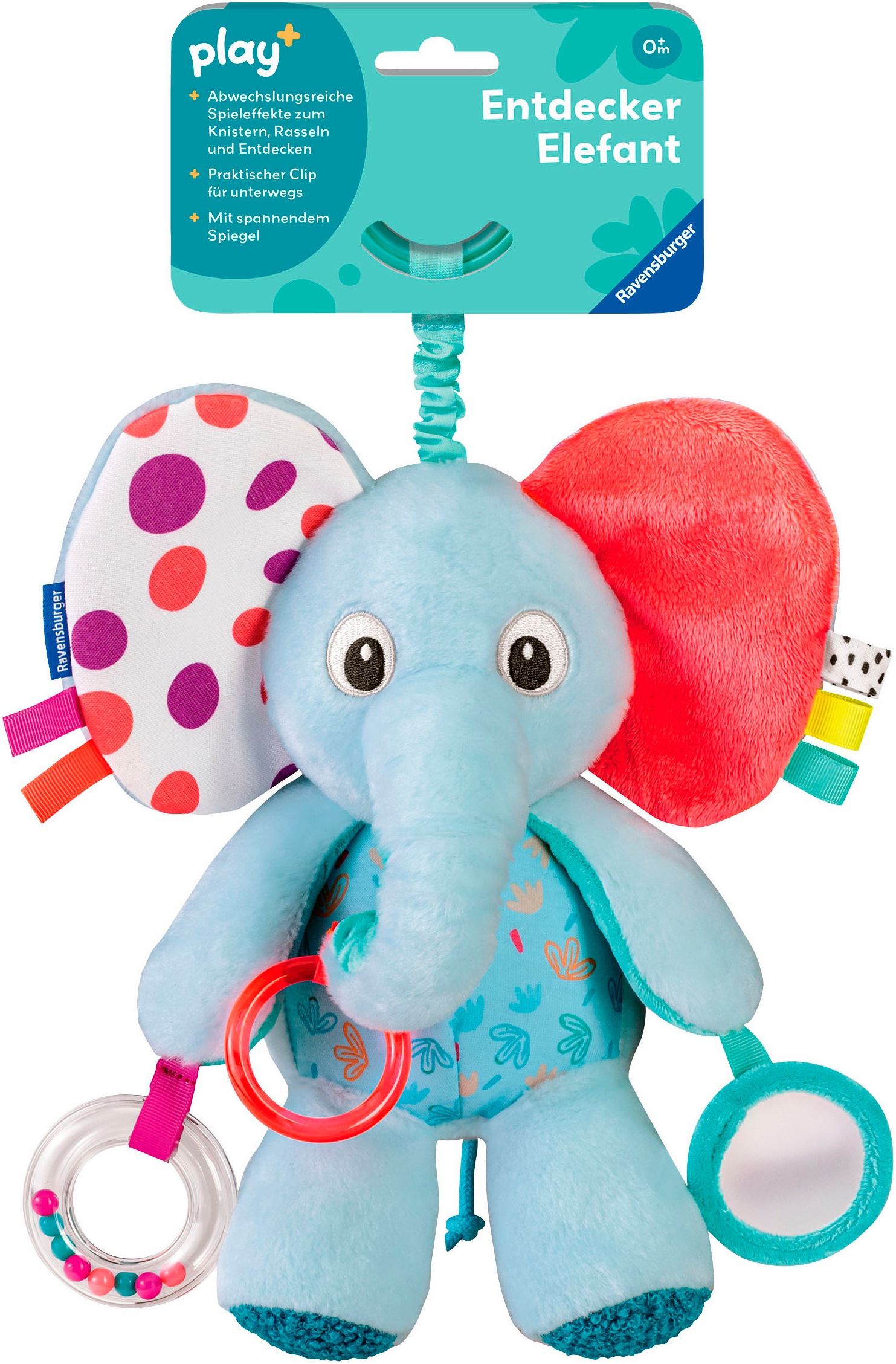 Ravensburger Greifspielzeug »Play+ Entdecker-Elefant«