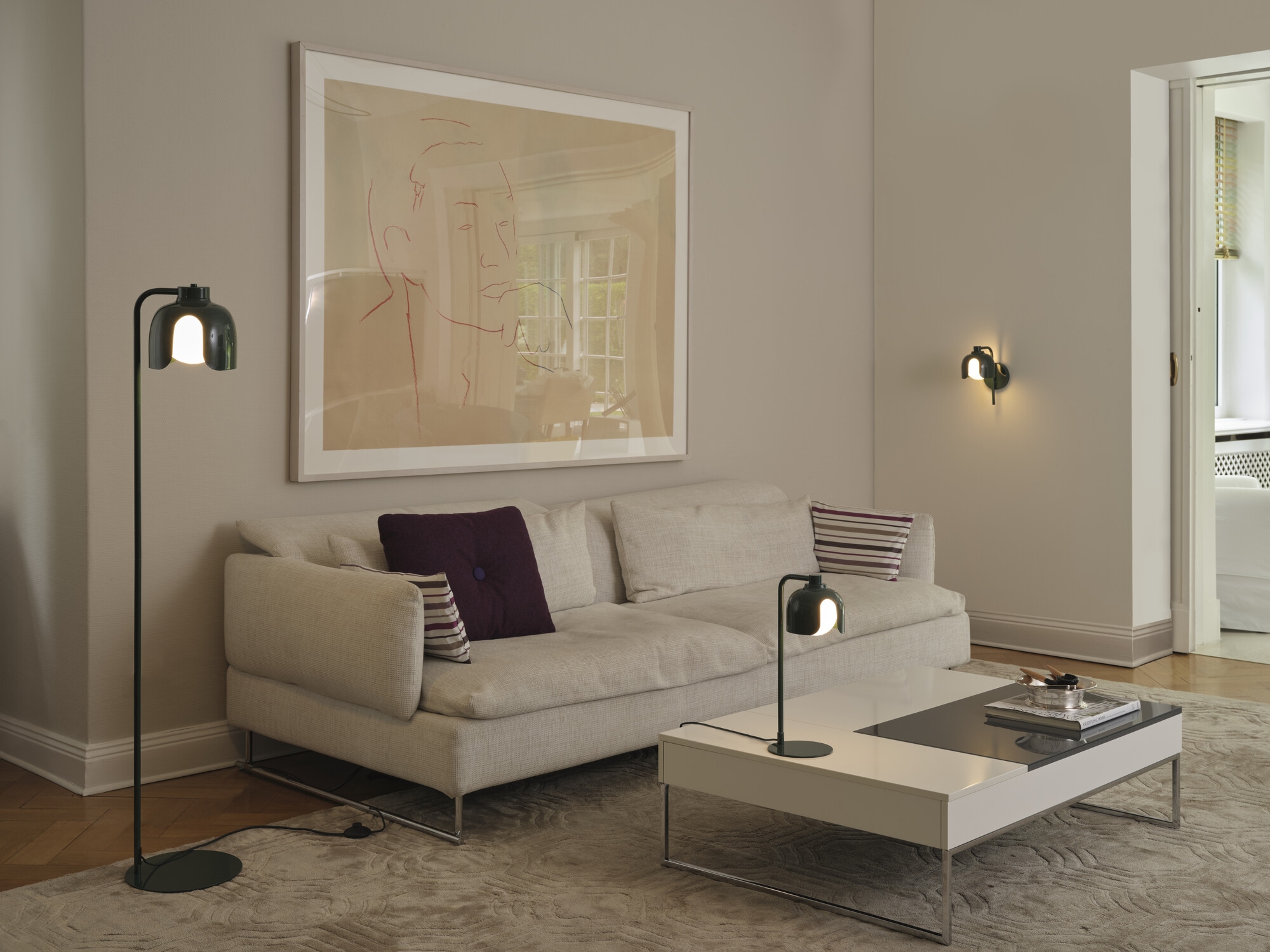 Osram Tischleuchte »Decor Corolle« G9 1 Stk. Fassung G9, Stahl und Glas