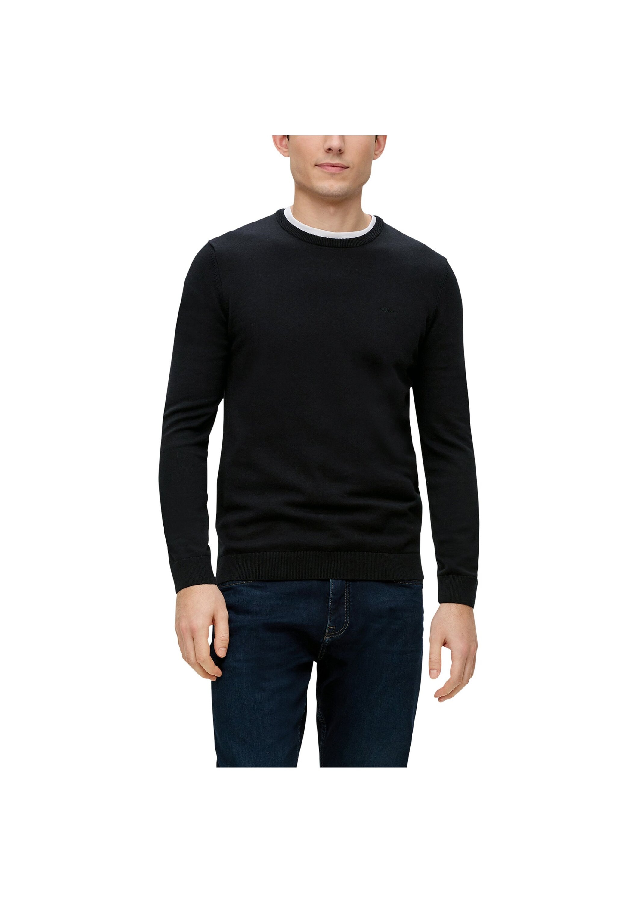 s.Oliver Sweater »Strickpullover Basic Strickpullover 1er Pack«, 1 tlg.
