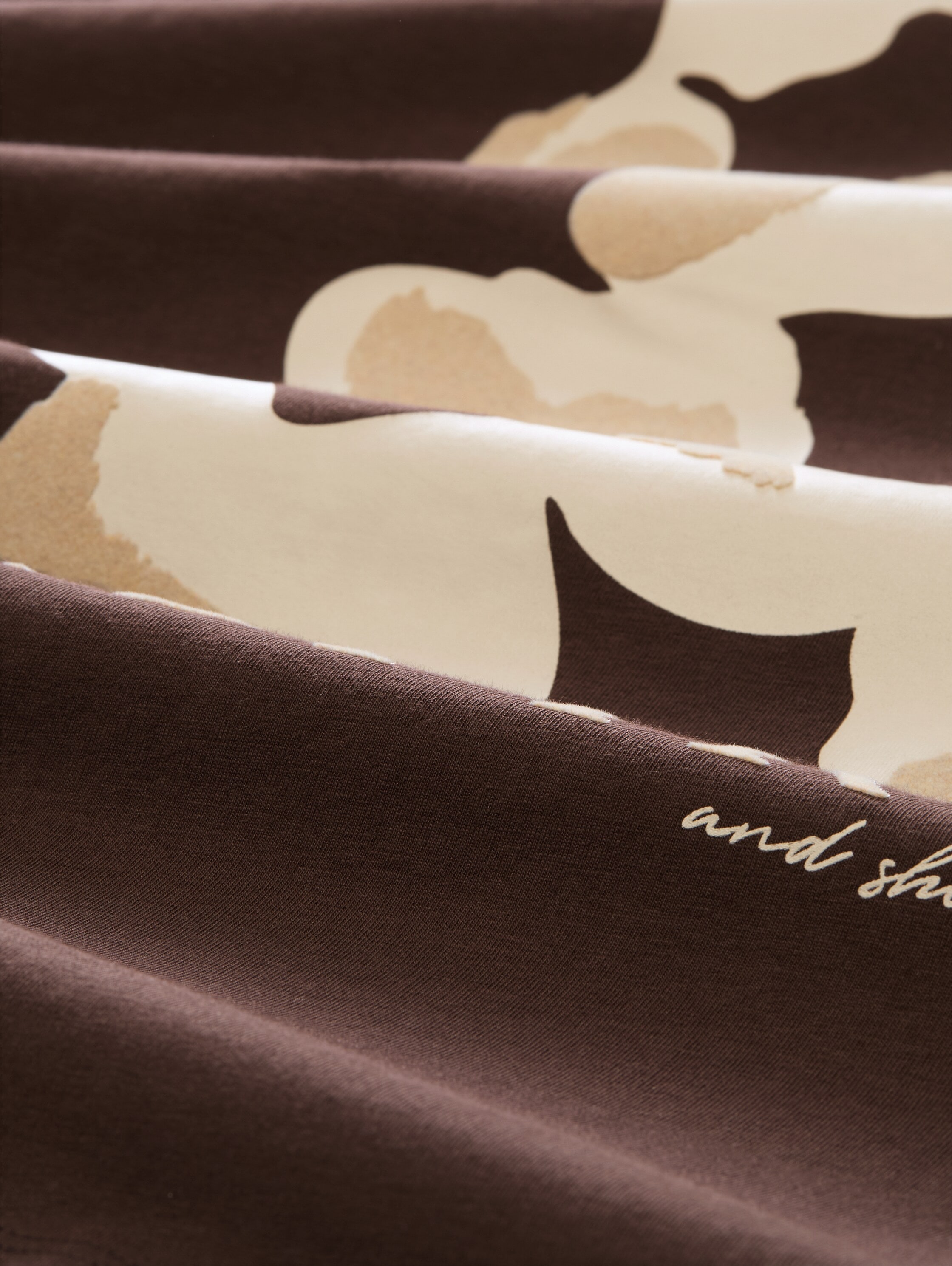 TOM TAILOR Kurzarmshirt »Fied« Sommershirt mit Print